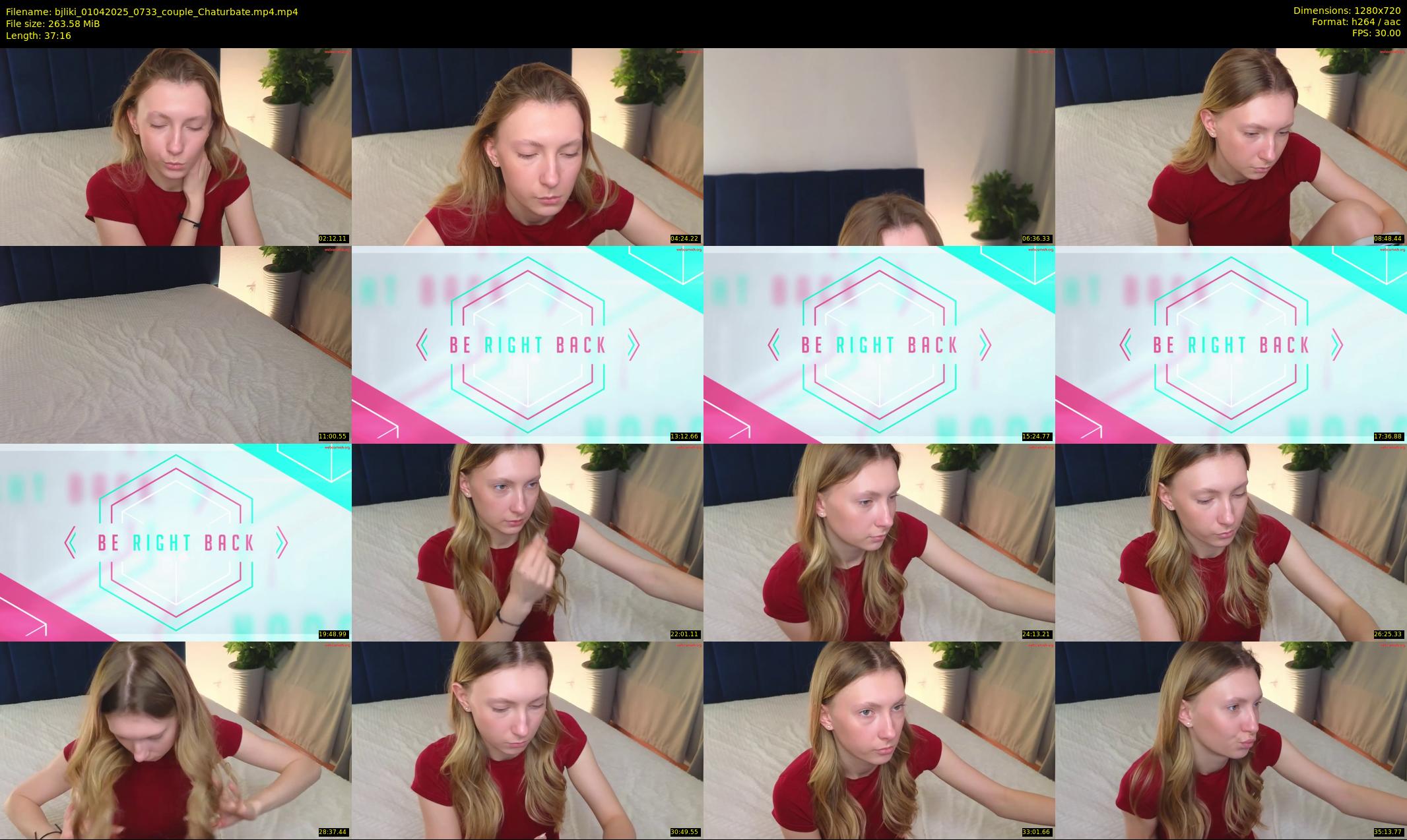 bjliki — 38 minute Chaturbate couple cam show recording, 720p, Apr 1, 2025