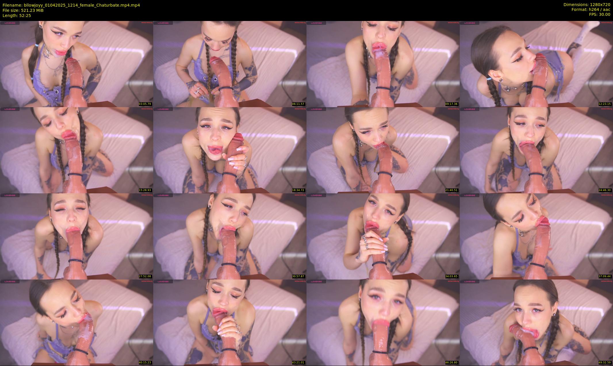 bllowjoyy — 53 minute Chaturbate female cam show recording, 720p, Apr 1, 2025