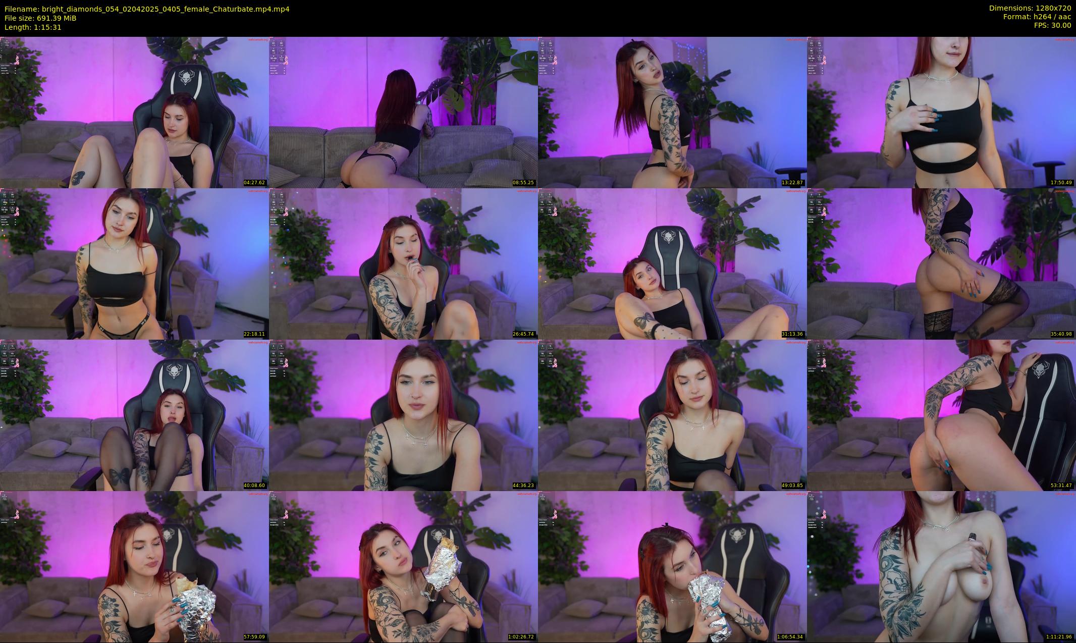 bright_diamonds_054 — 76 minute Chaturbate couple cam show recording, 720p, Apr 2, 2025