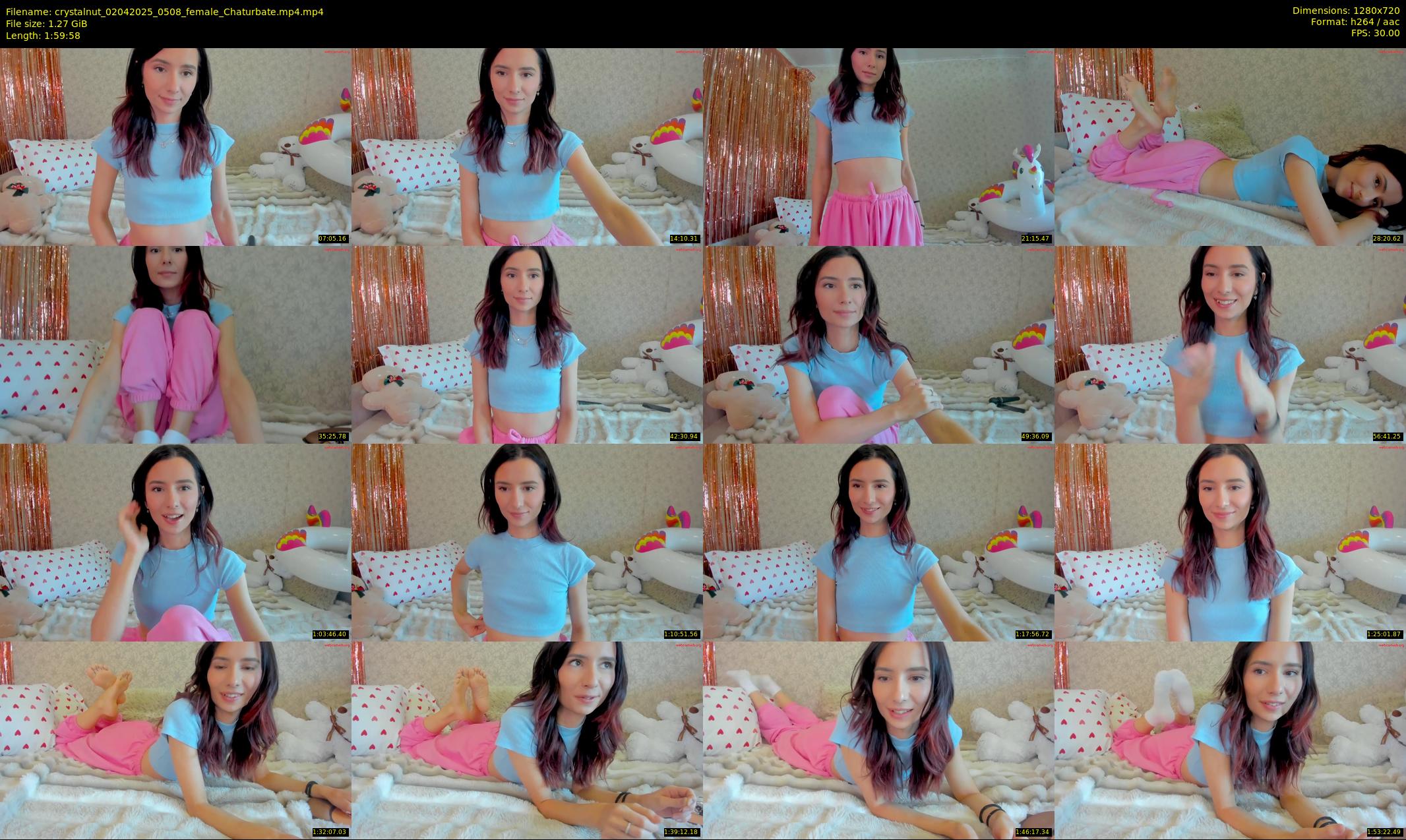 crystalnut — 120 minute Chaturbate female cam show recording, 720p, Apr 2, 2025