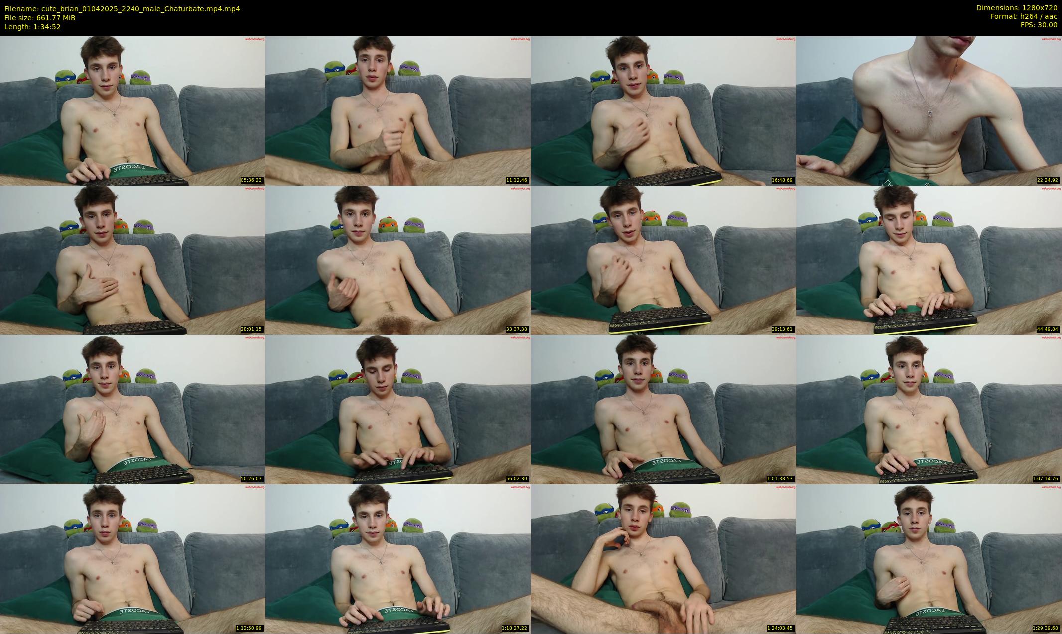 cute_brian — 95 minute Chaturbate male cam show recording, 720p, Apr 1, 2025