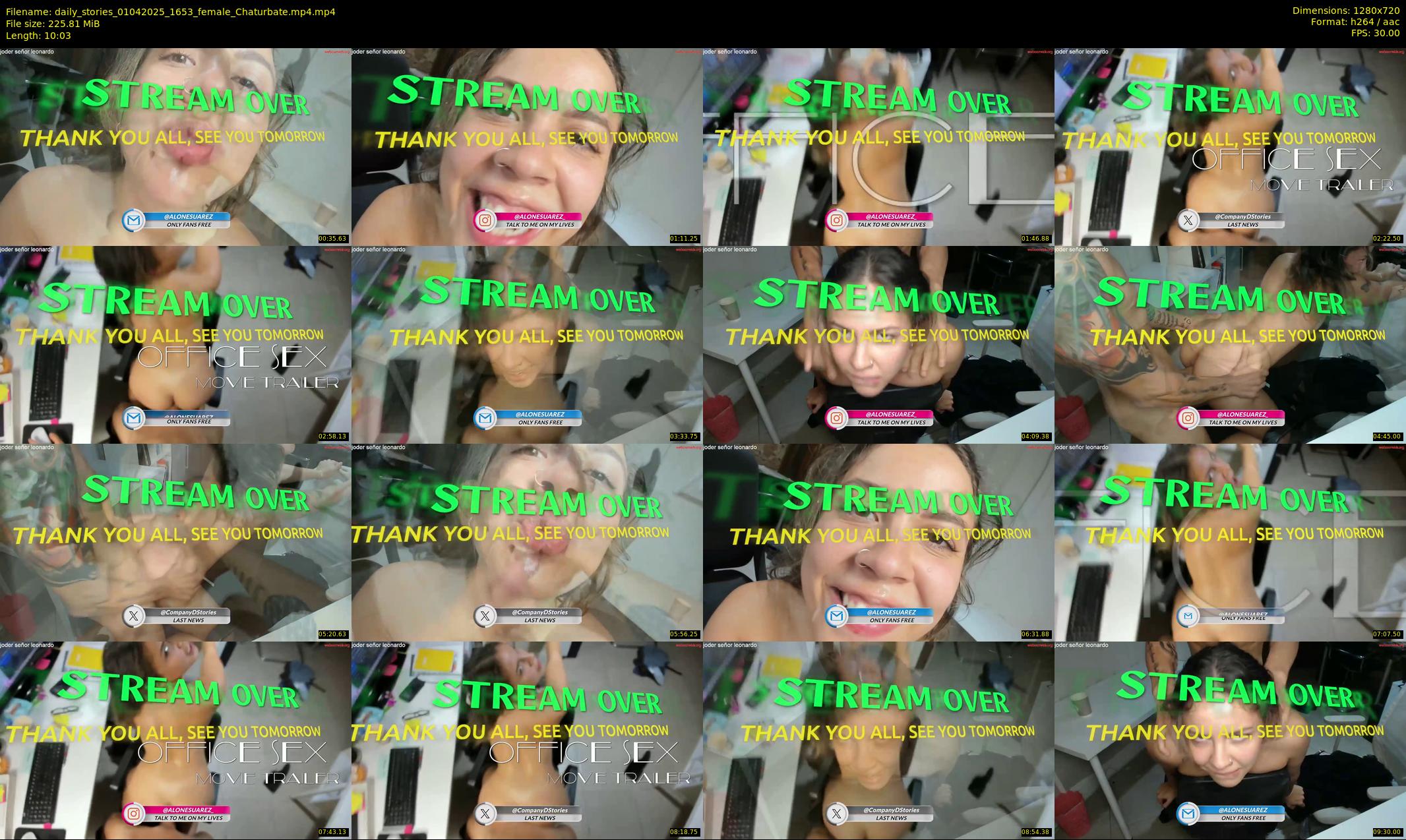 daily_stories — 11 minute Chaturbate couple cam show recording, 720p, Apr 1, 2025