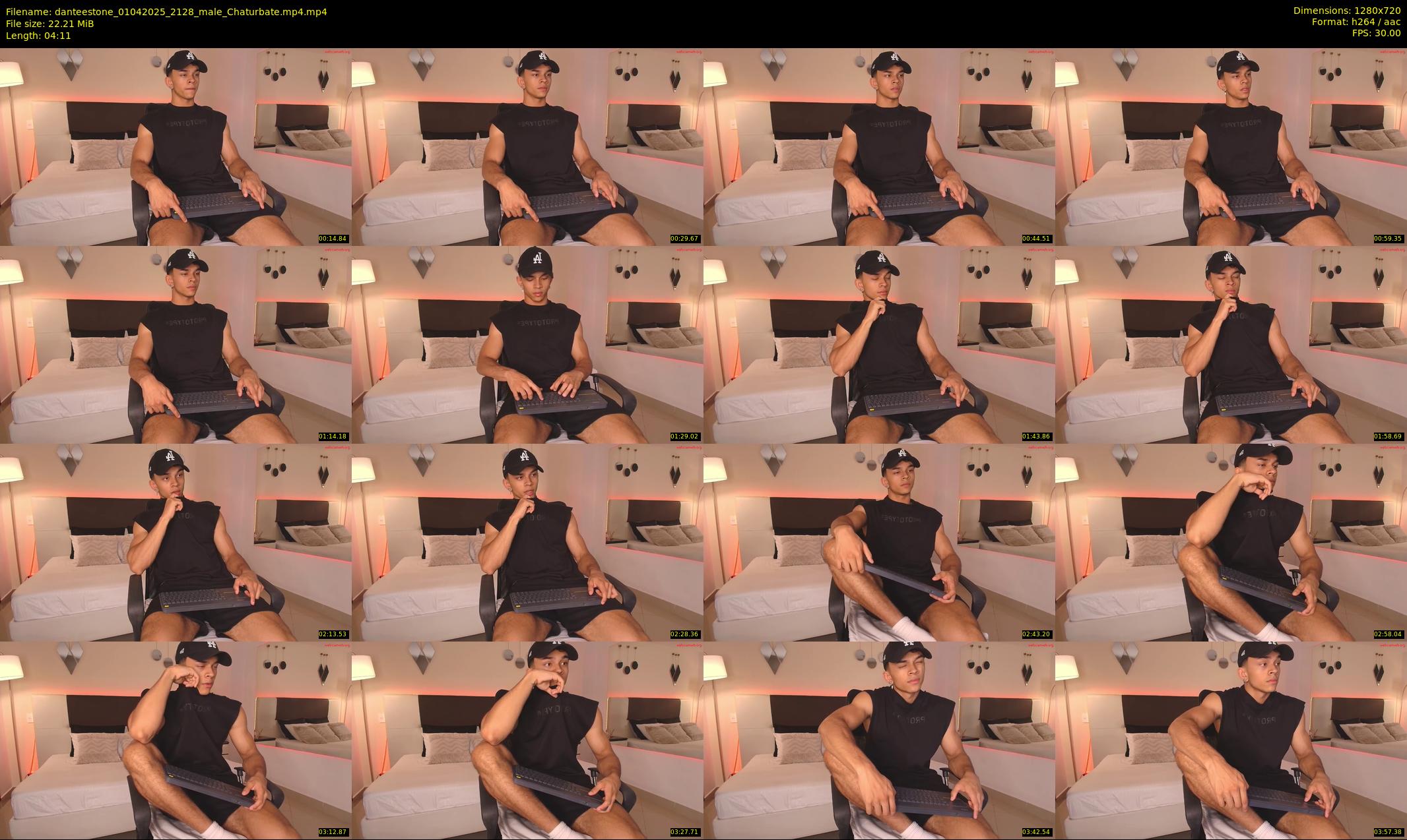 danteestone — 5 minute Chaturbate male cam show recording, 720p, Apr 1, 2025