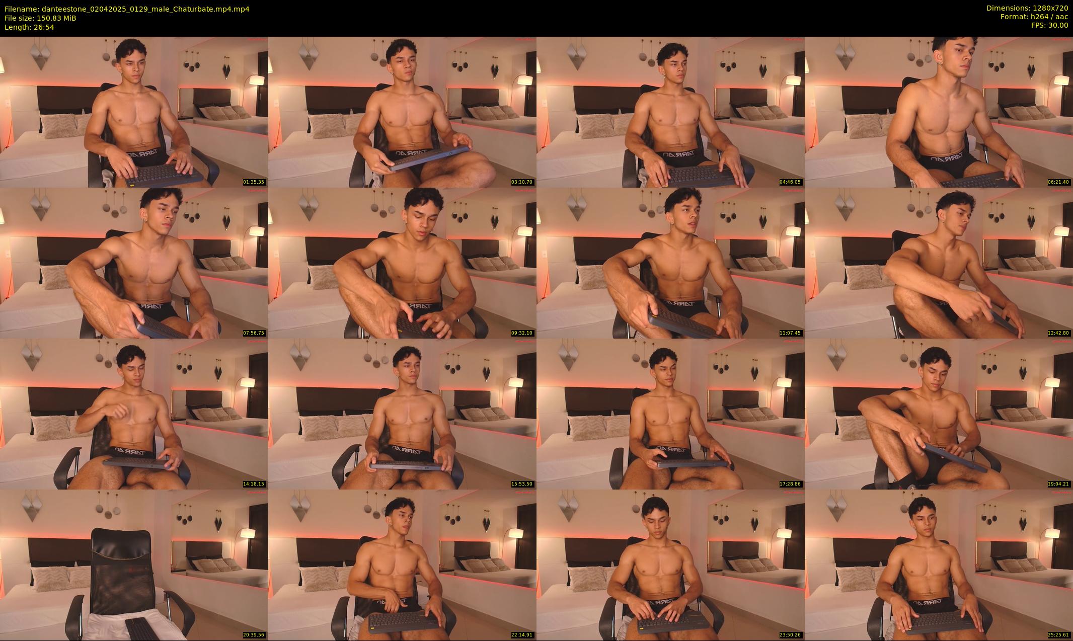 danteestone — 27 minute Chaturbate male cam show recording, 720p, Apr 2, 2025