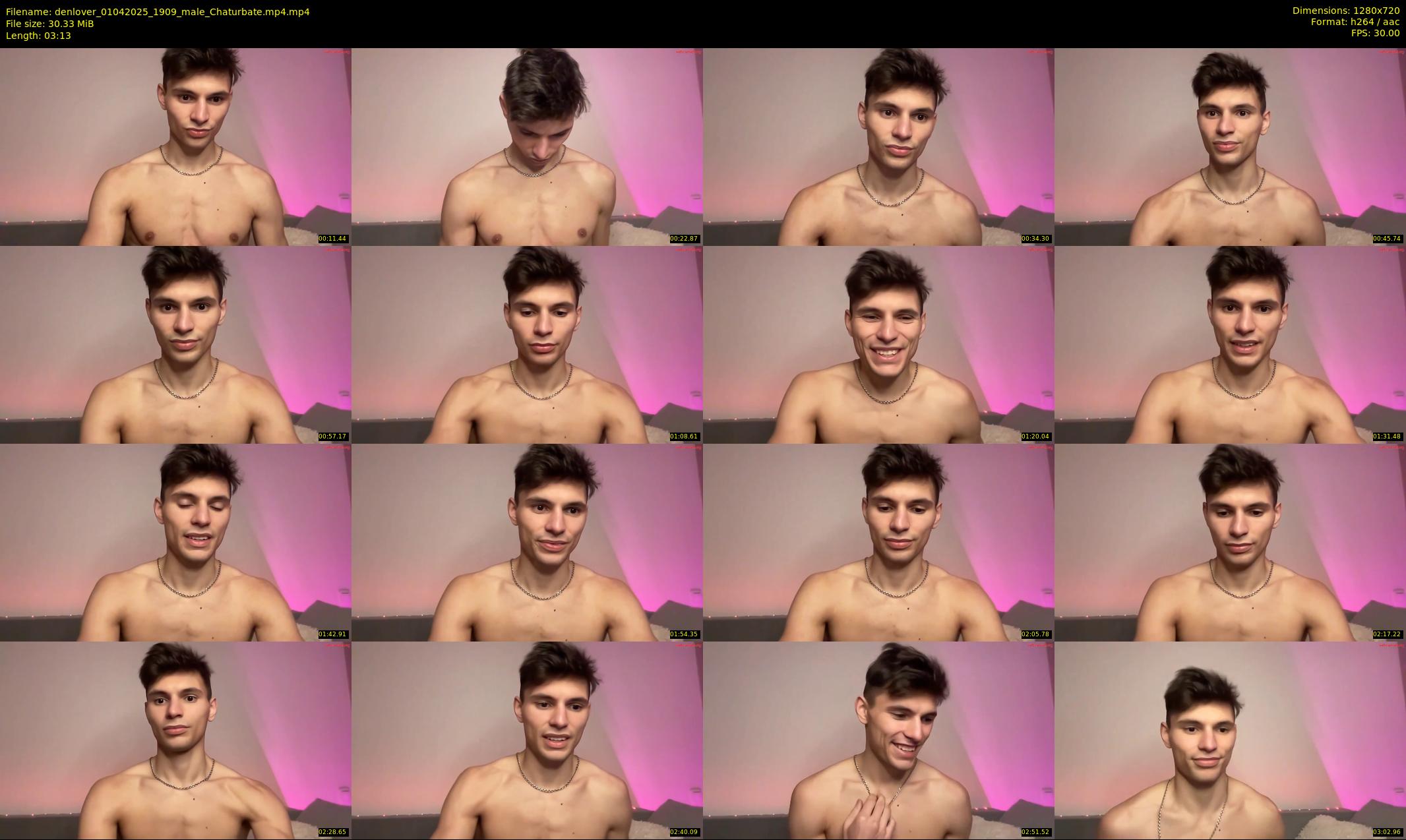 denlover — 4 minute Chaturbate male cam show recording, 720p, Apr 1, 2025