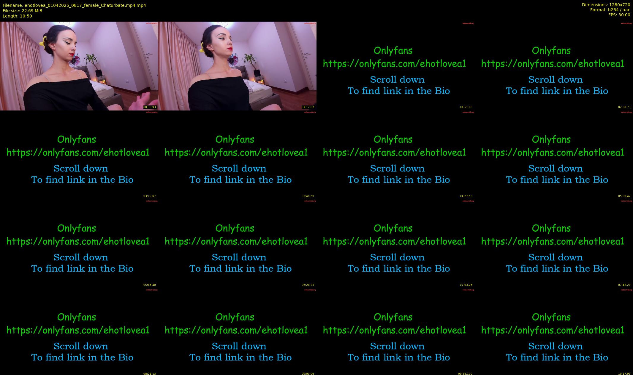 ehotlovea — 11 minute Chaturbate female cam show recording, 720p, Apr 1, 2025
