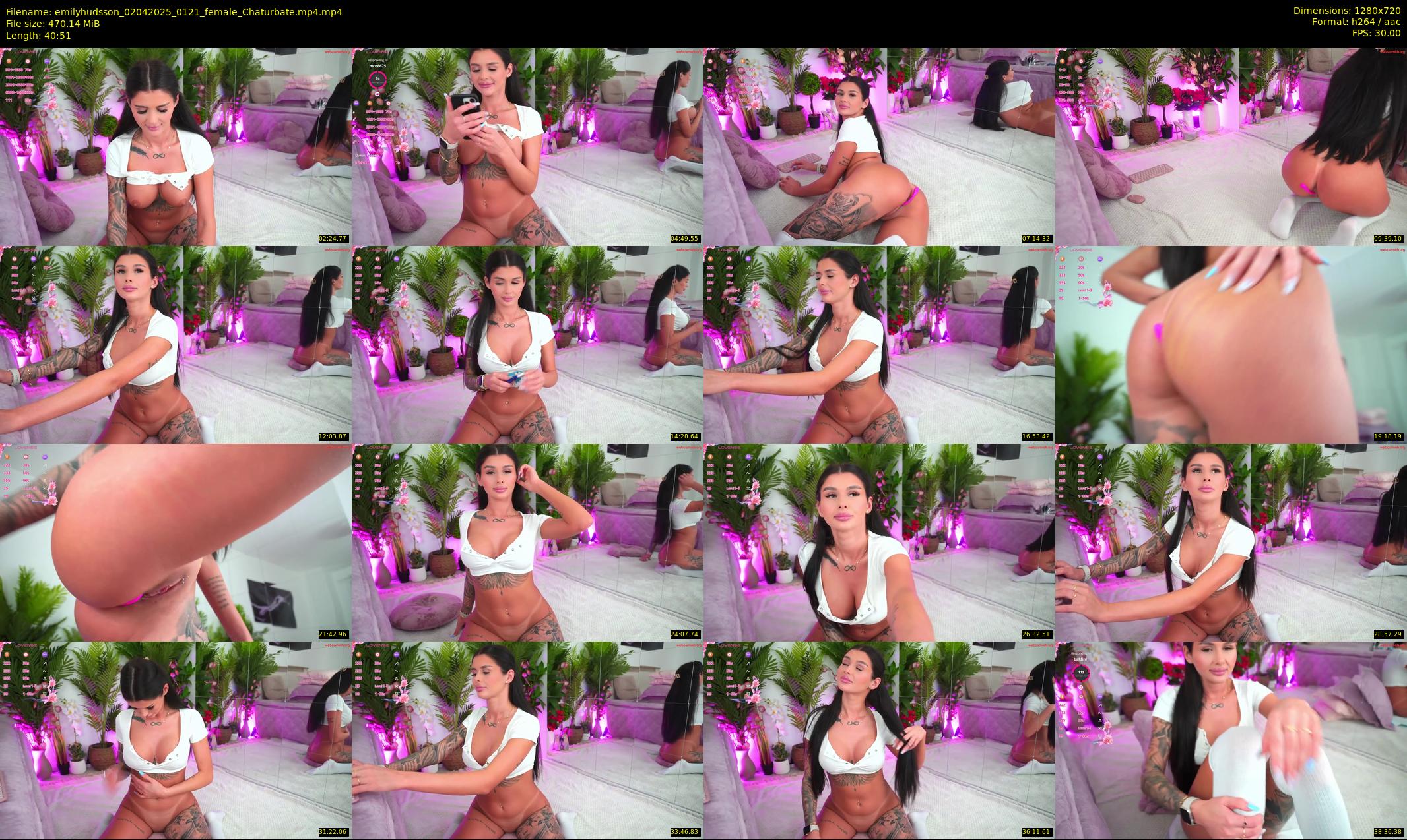 emilyhudsson — 41 minute Chaturbate female cam show recording, 720p, Apr 2, 2025