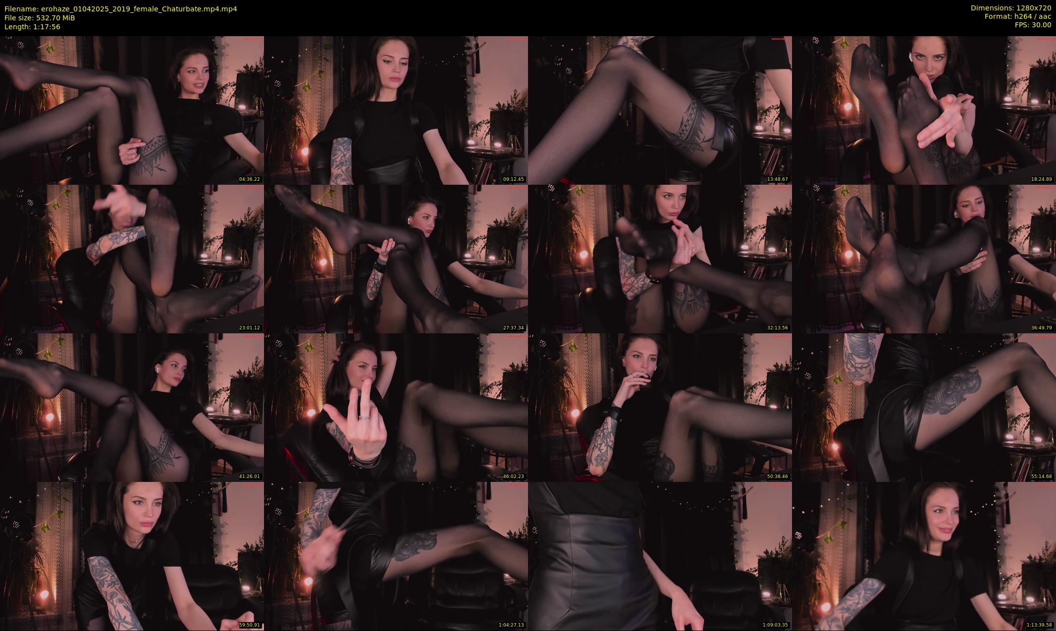 erohaze — 78 minute Chaturbate female cam show recording, 720p, Apr 1, 2025