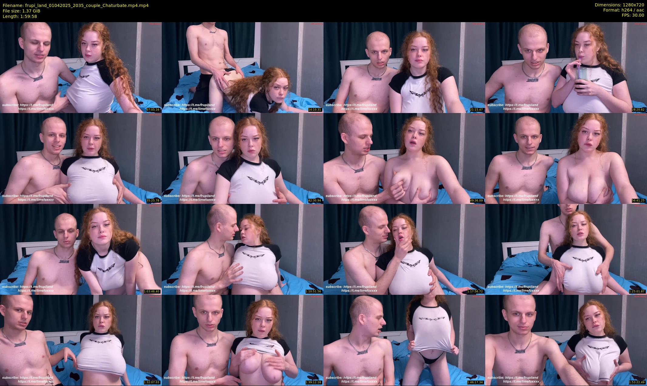 frupi_land — 120 minute Chaturbate couple cam show recording, 720p, Apr 1, 2025