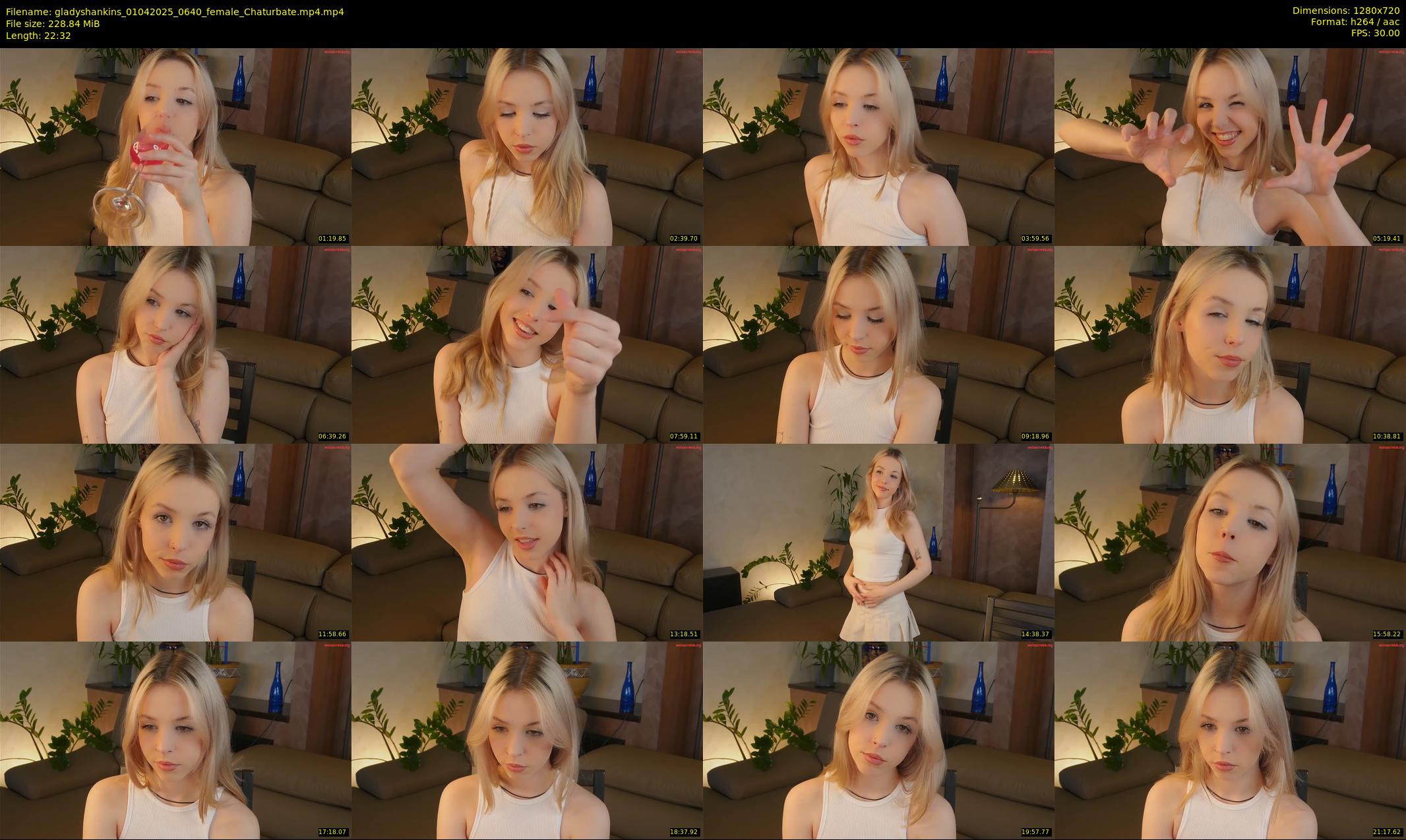 gladyshankins — 23 minute Chaturbate female cam show recording, 720p, Apr 1, 2025