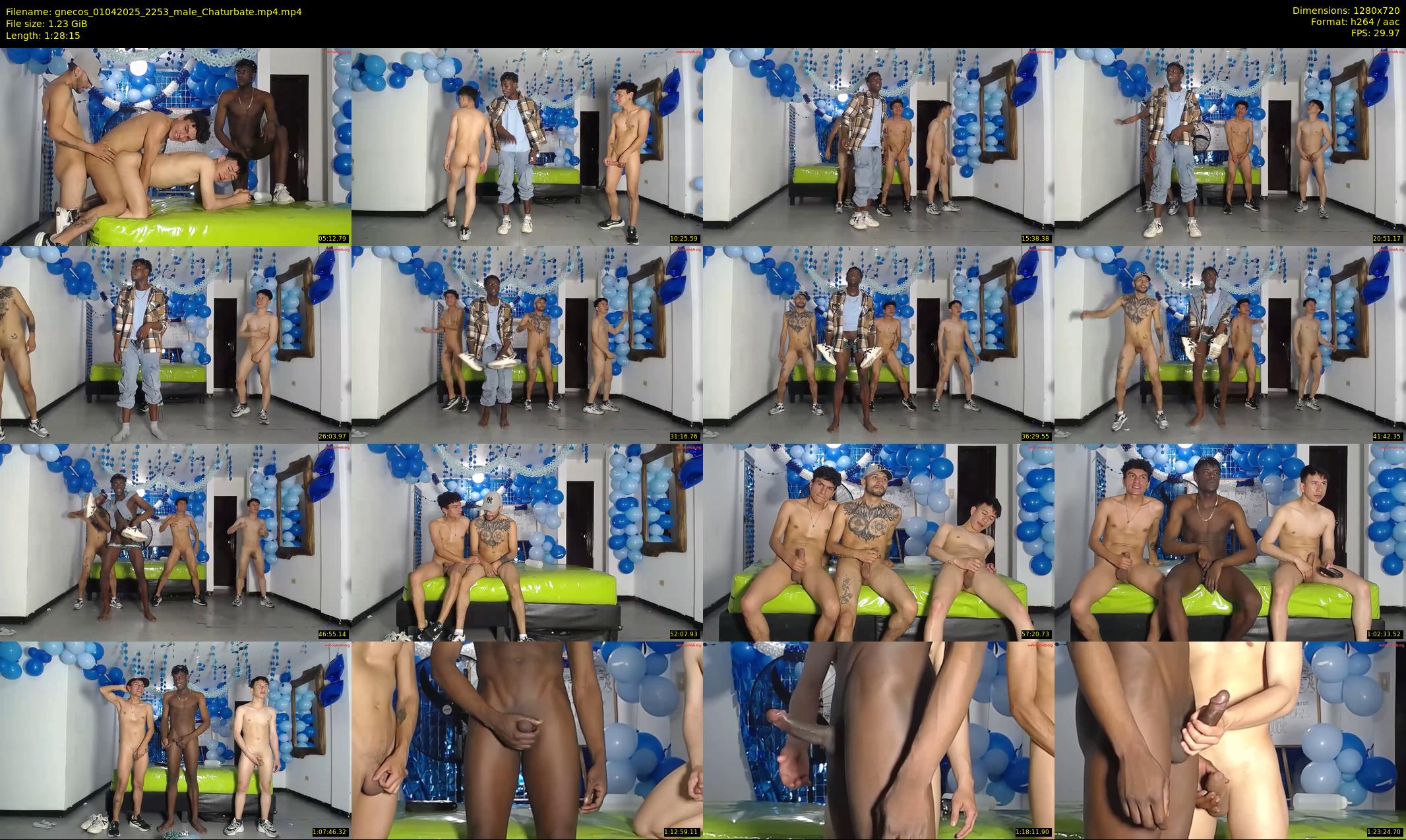gnecos — 89 minute Chaturbate male cam show recording, 720p, Apr 1, 2025