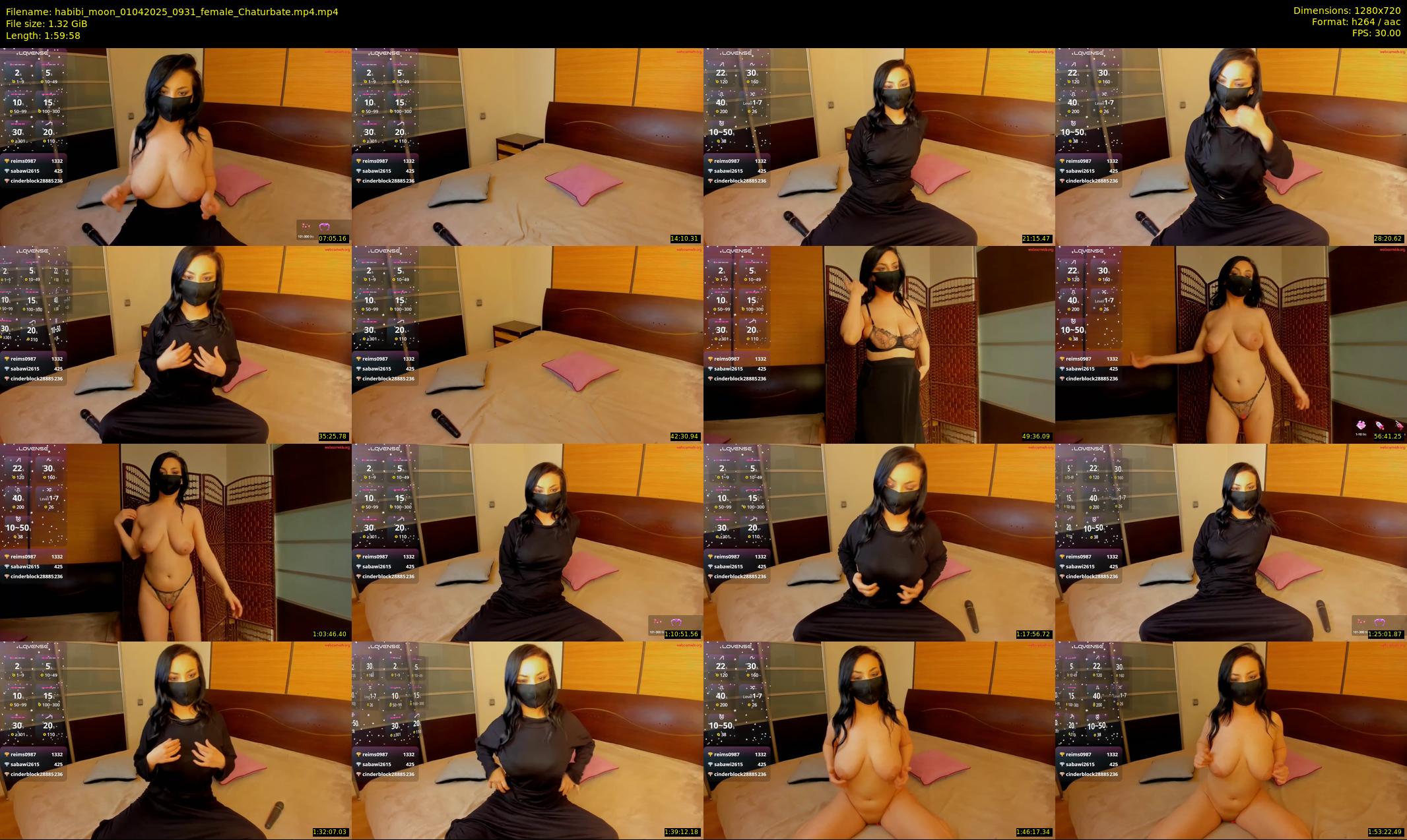 habibi_moon — 120 minute Chaturbate female cam show recording, 720p, Apr 1, 2025