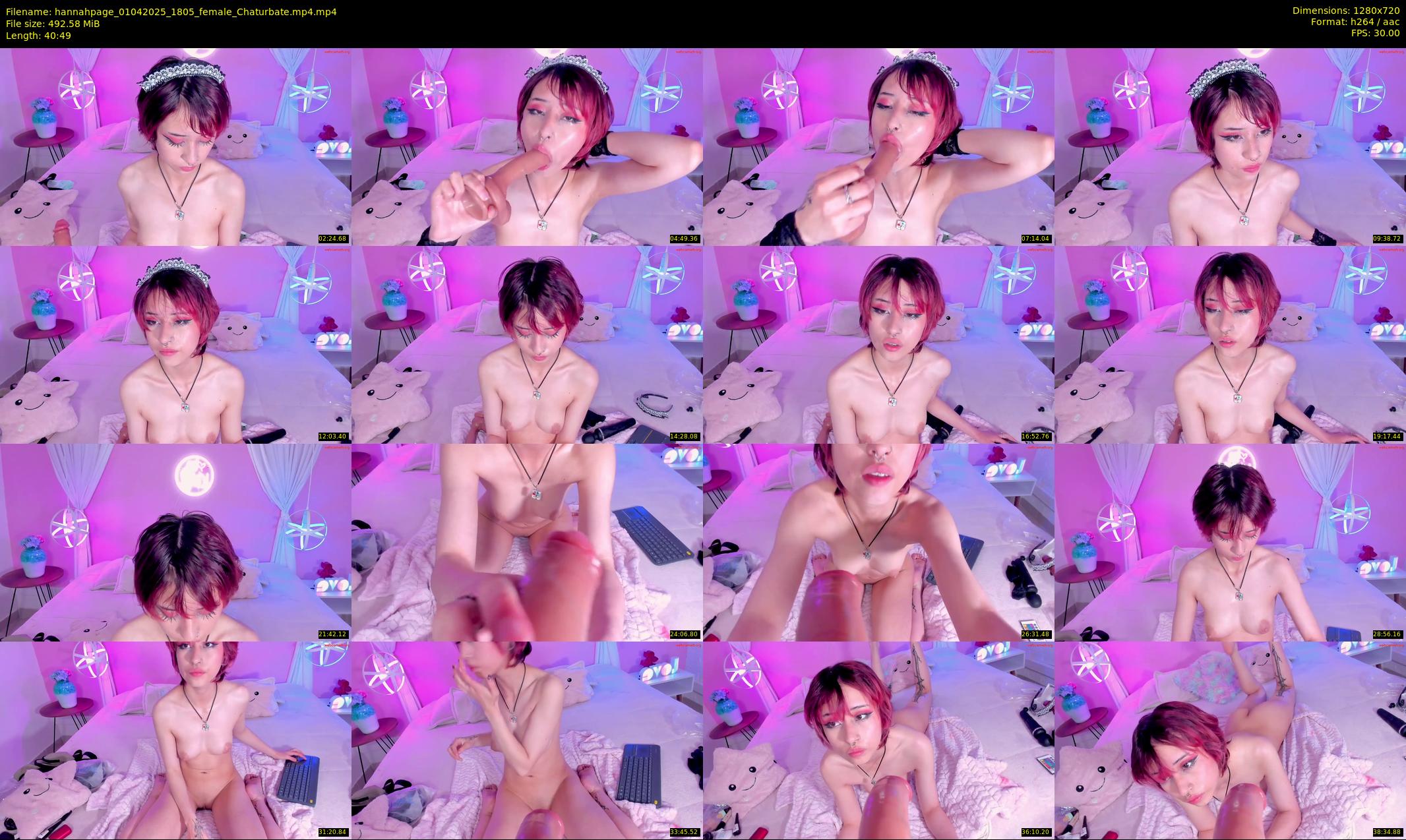 hannahpage — 41 minute Chaturbate female cam show recording, 720p, Apr 1, 2025