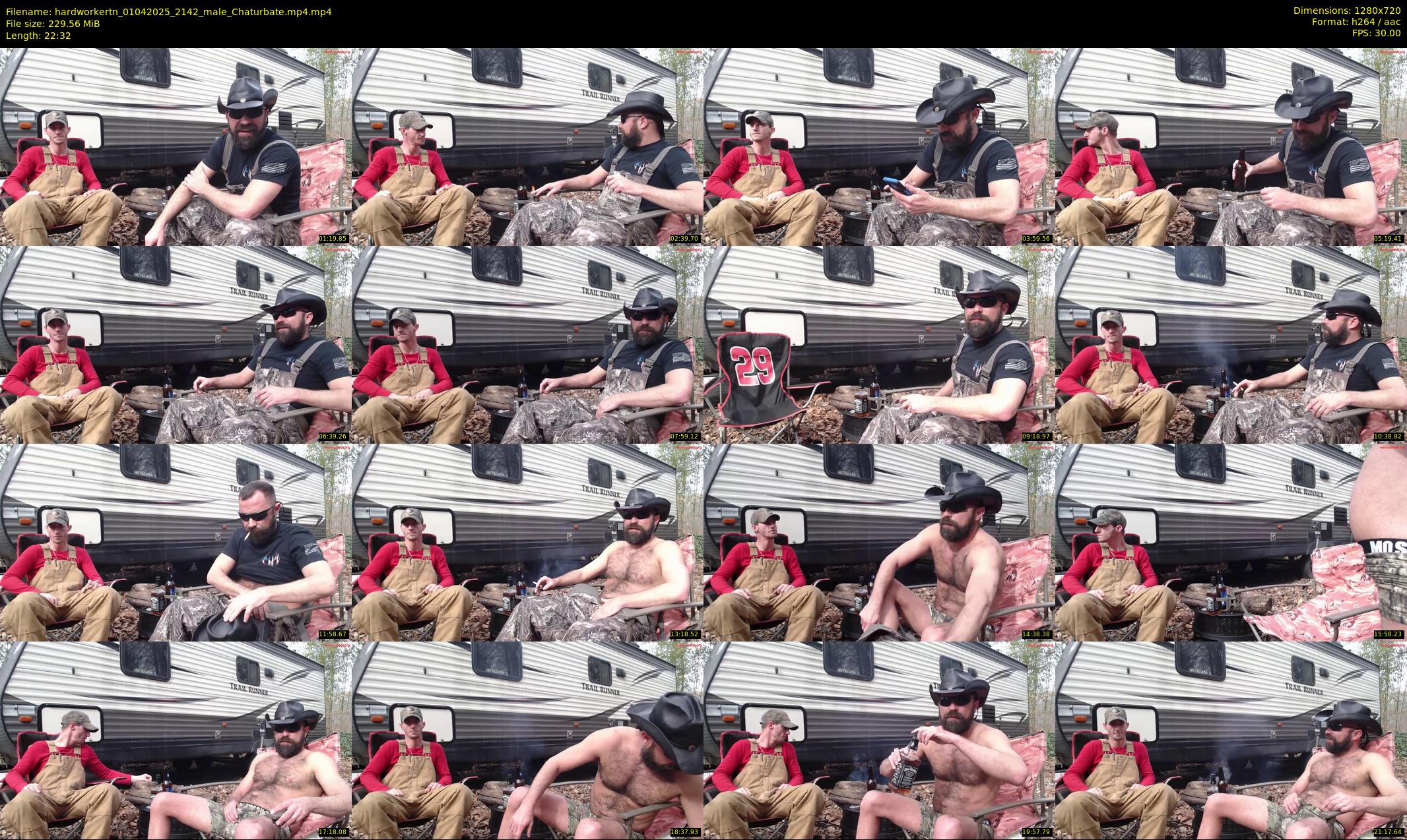 hardworkertn — 23 minute Chaturbate male cam show recording, 720p, Apr 1, 2025
