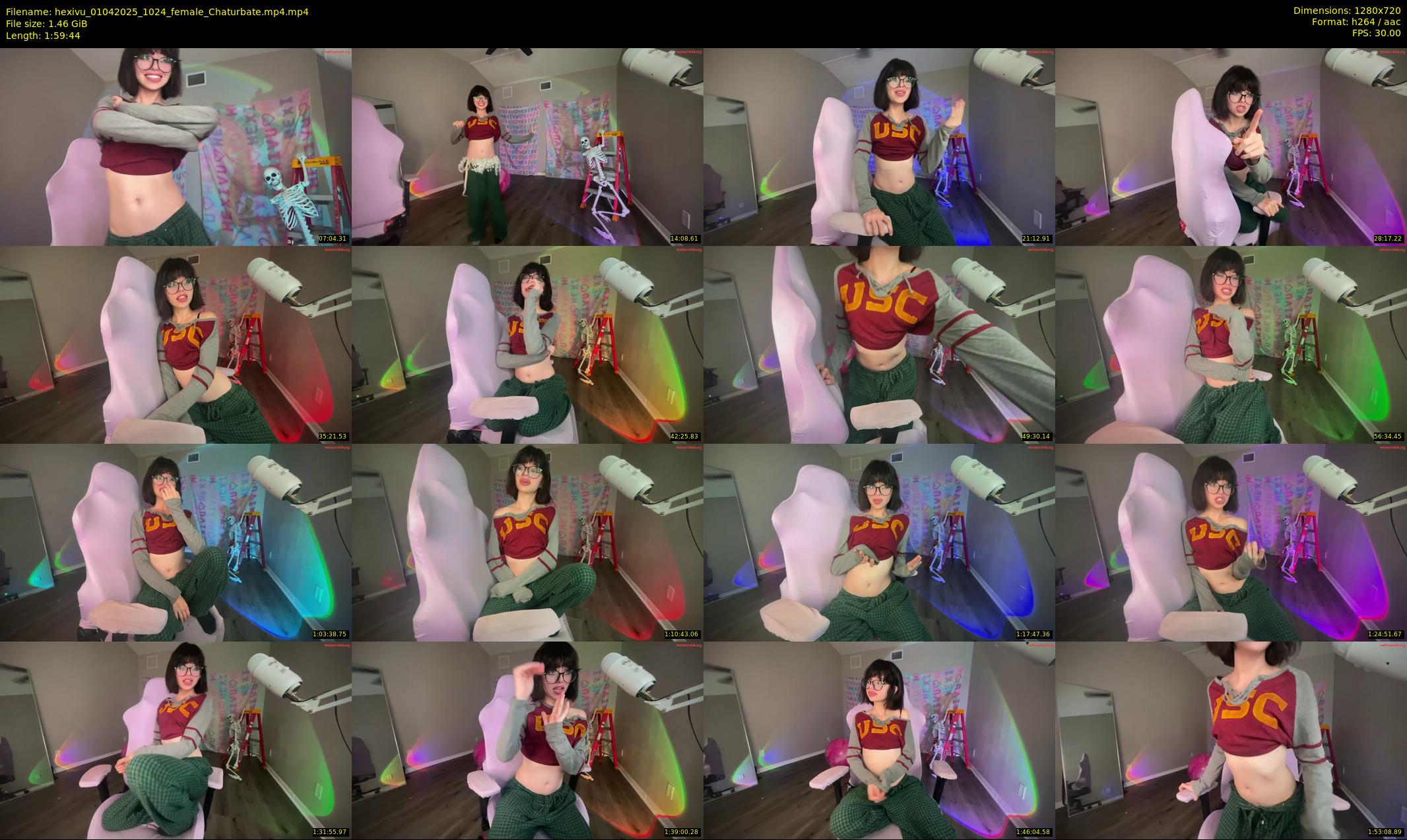 hexivu — 120 minute Chaturbate female cam show recording, 720p, Apr 1, 2025