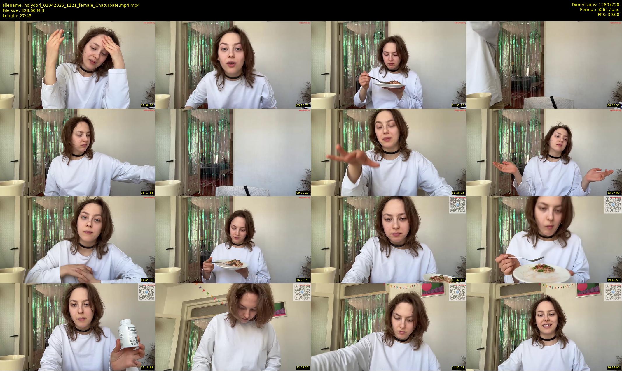 holydori — 28 minute Chaturbate female cam show recording, 720p, Apr 1, 2025