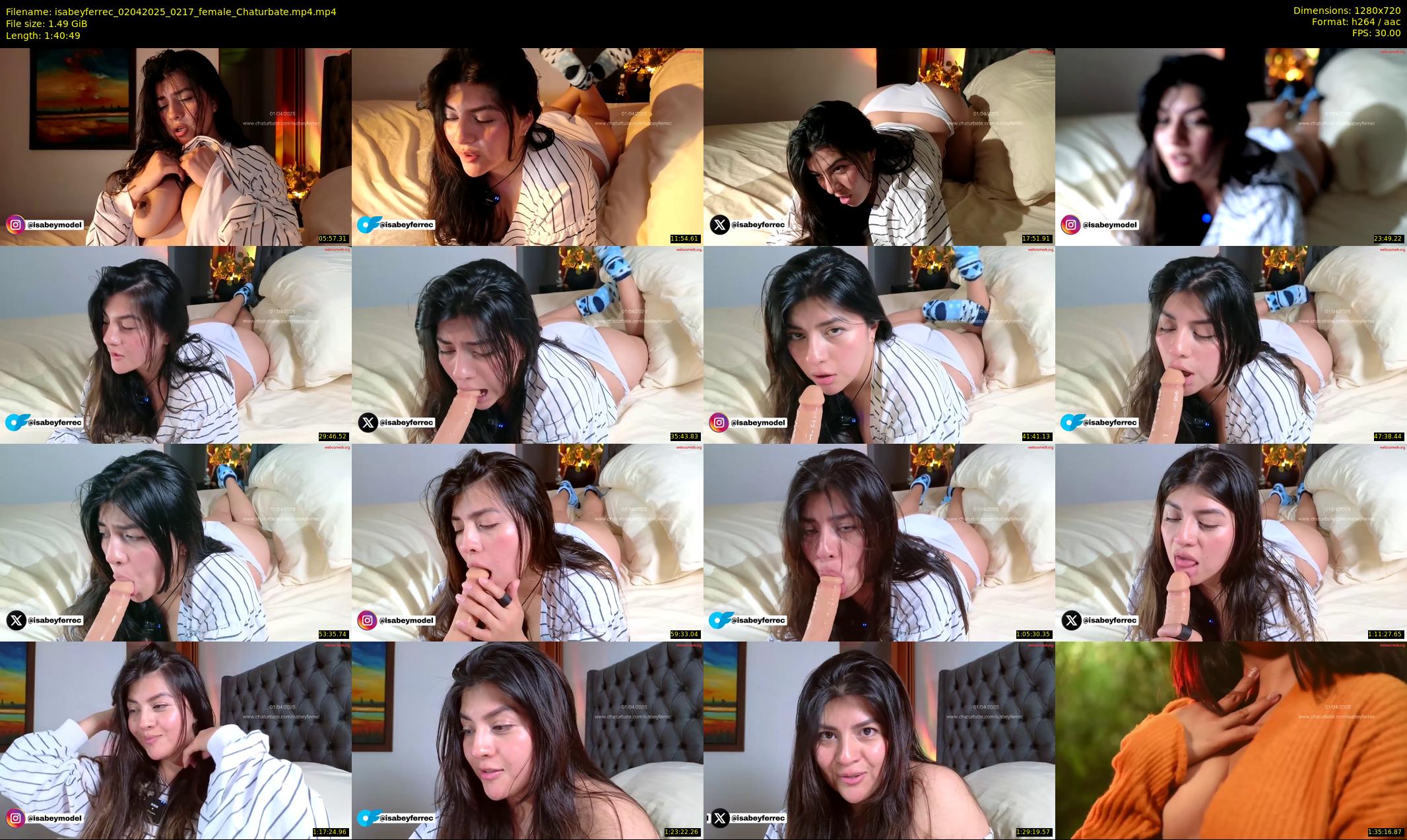 isabeyferrec — 101 minute Chaturbate female cam show recording, 720p, Apr 2, 2025