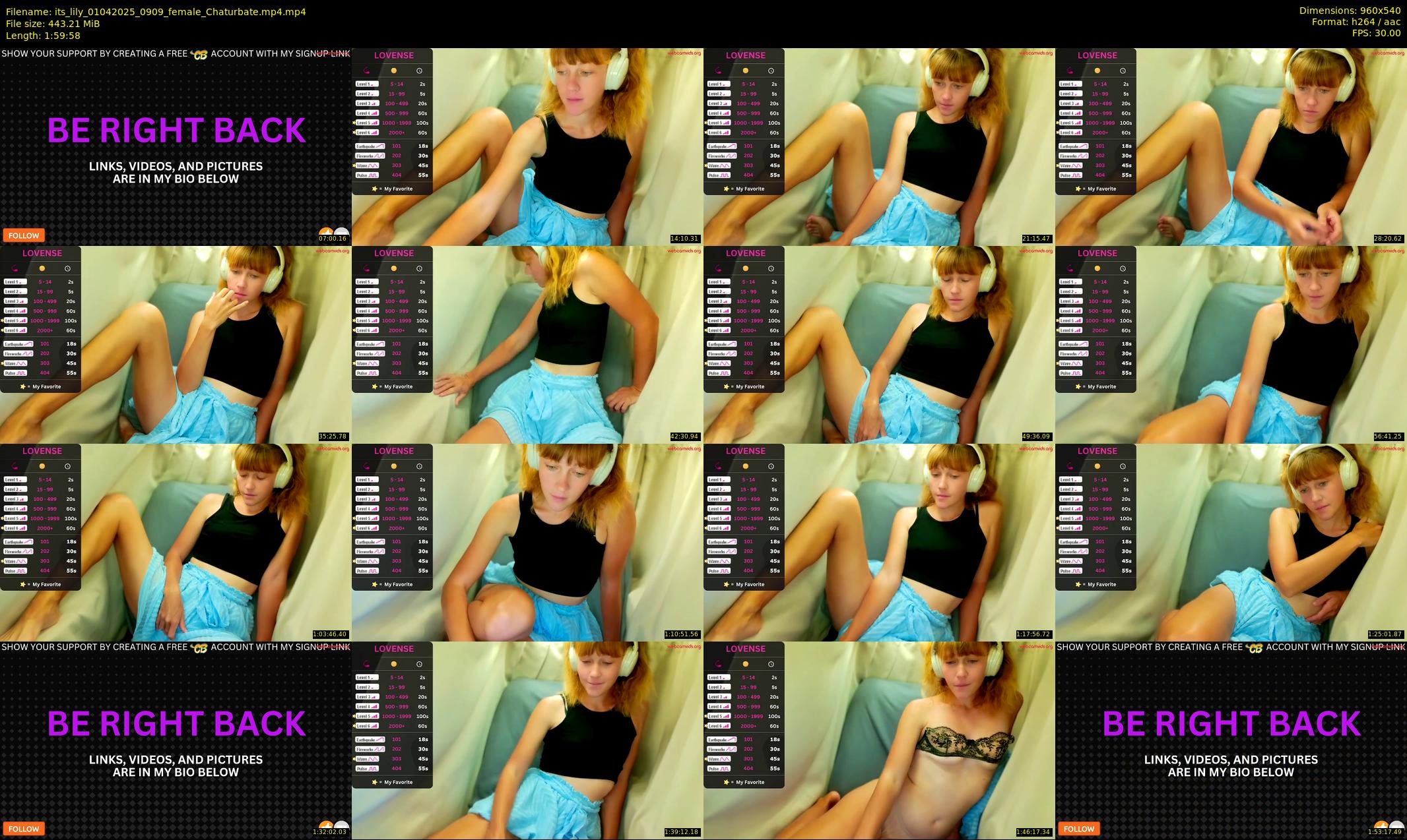 its_lily — 120 minute Chaturbate female cam show recording, 480p, Apr 1, 2025