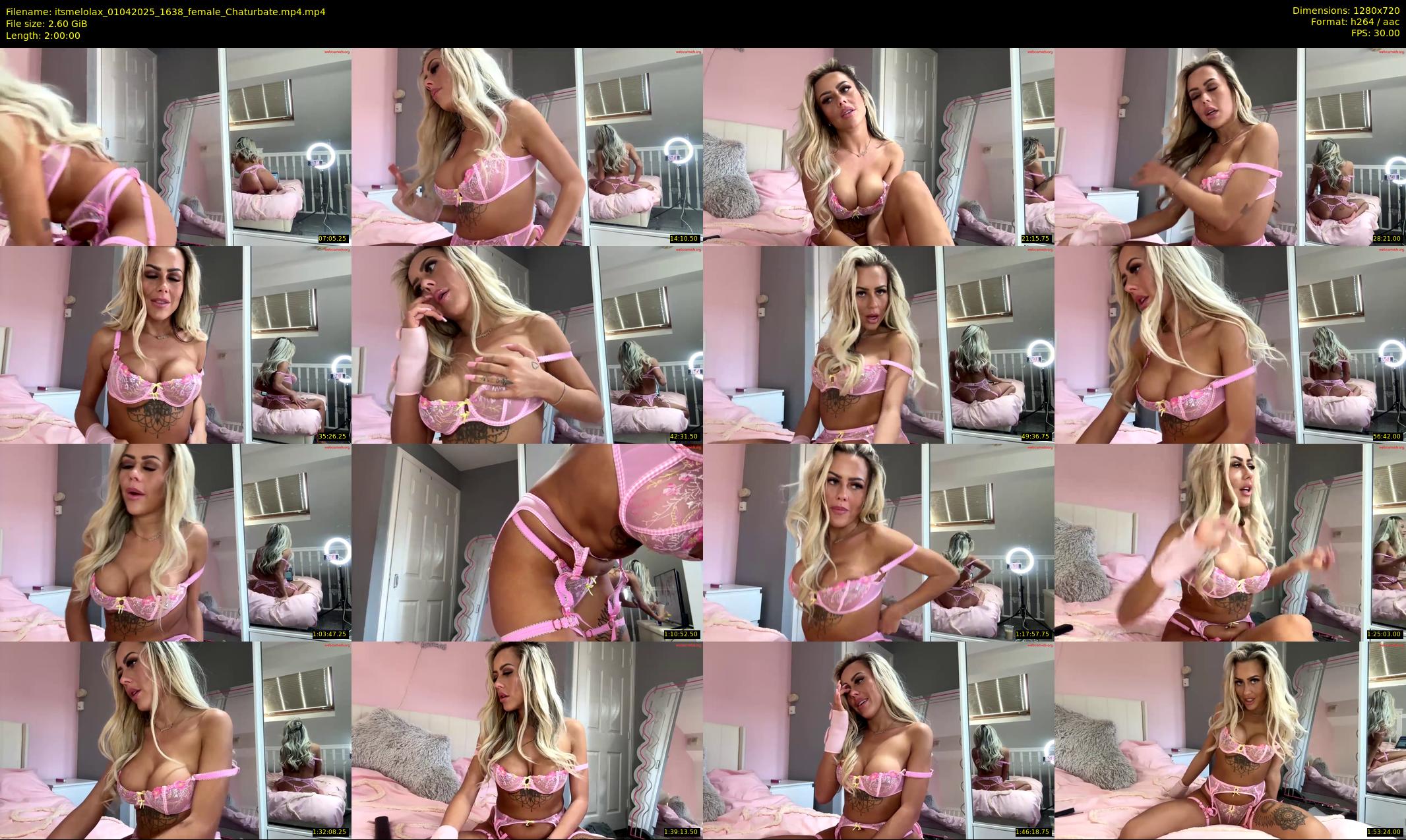 itsmelolax — 120 minute Chaturbate female cam show recording, 720p, Apr 1, 2025