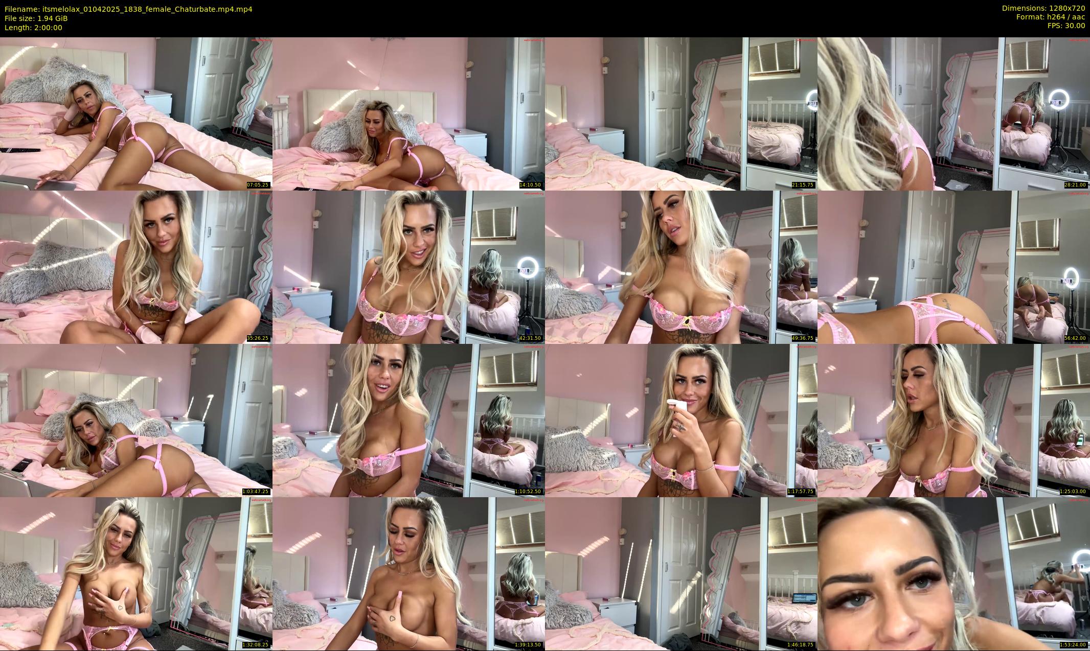 itsmelolax — 120 minute Chaturbate female cam show recording, 720p, Apr 1, 2025