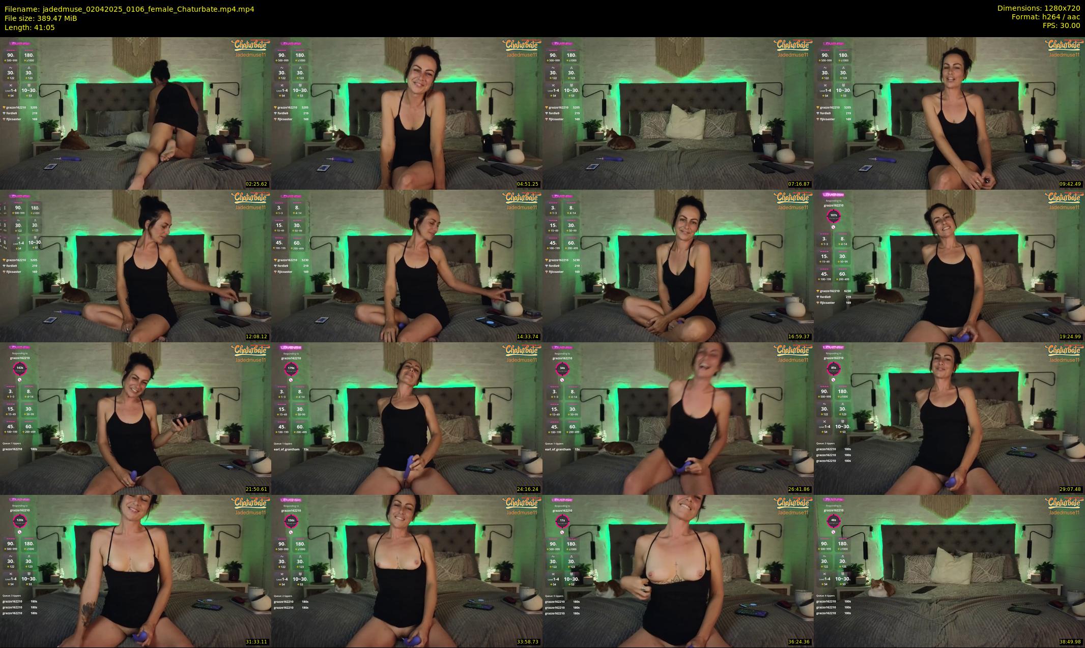 jadedmuse — 42 minute Chaturbate female cam show recording, 720p, Apr 2, 2025