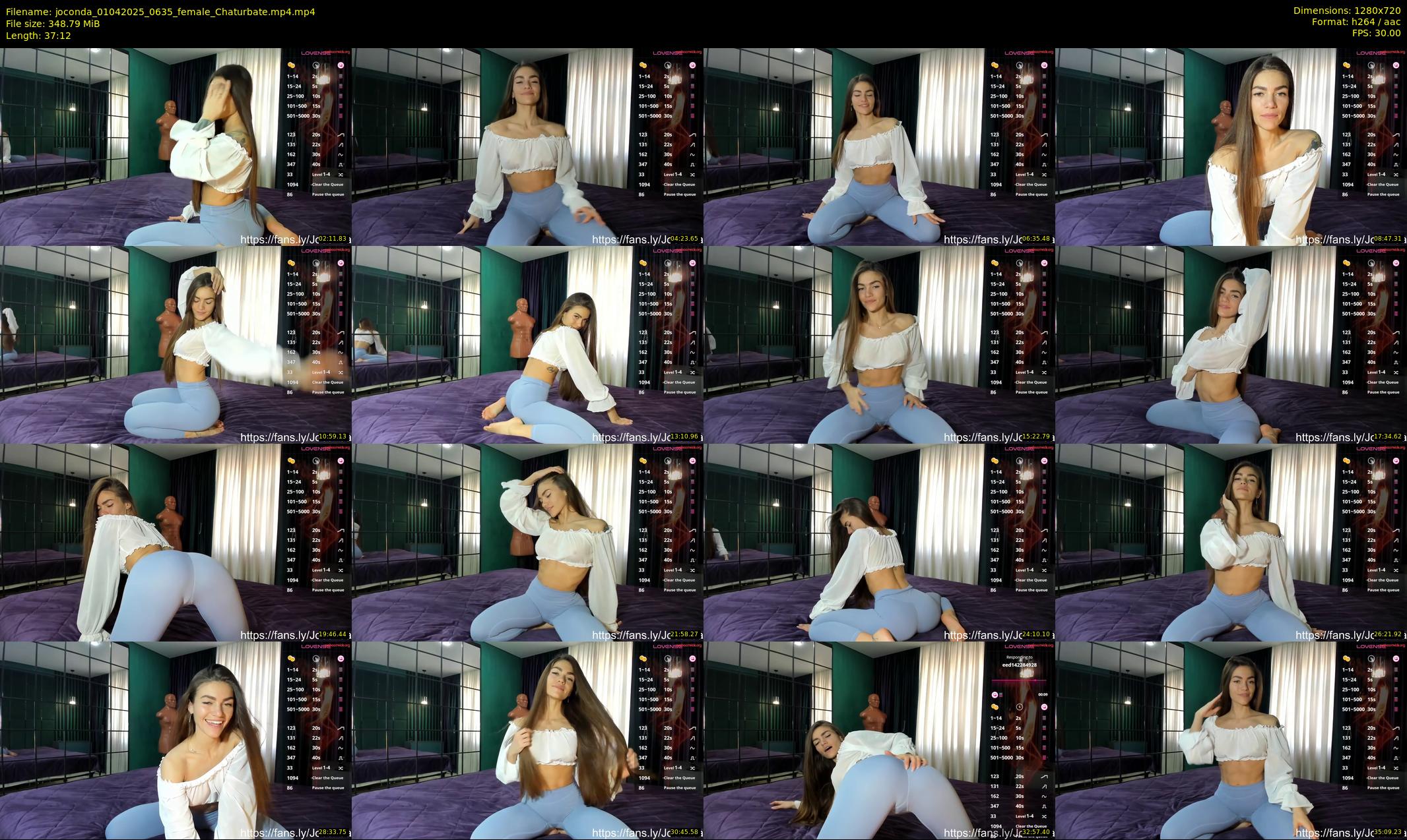 joconda — 38 minute Chaturbate female cam show recording, 720p, Apr 1, 2025