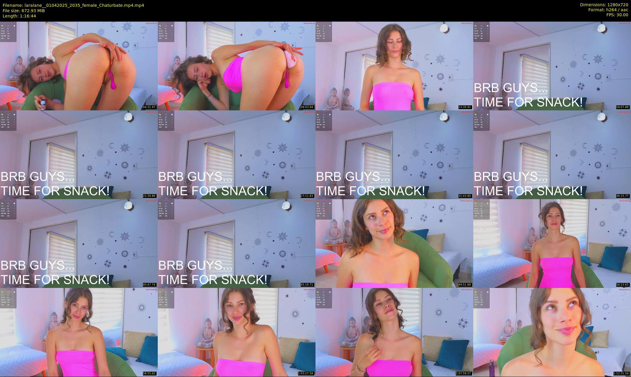 laralane_ — 77 minute Chaturbate female cam show recording, 720p, Apr 1, 2025