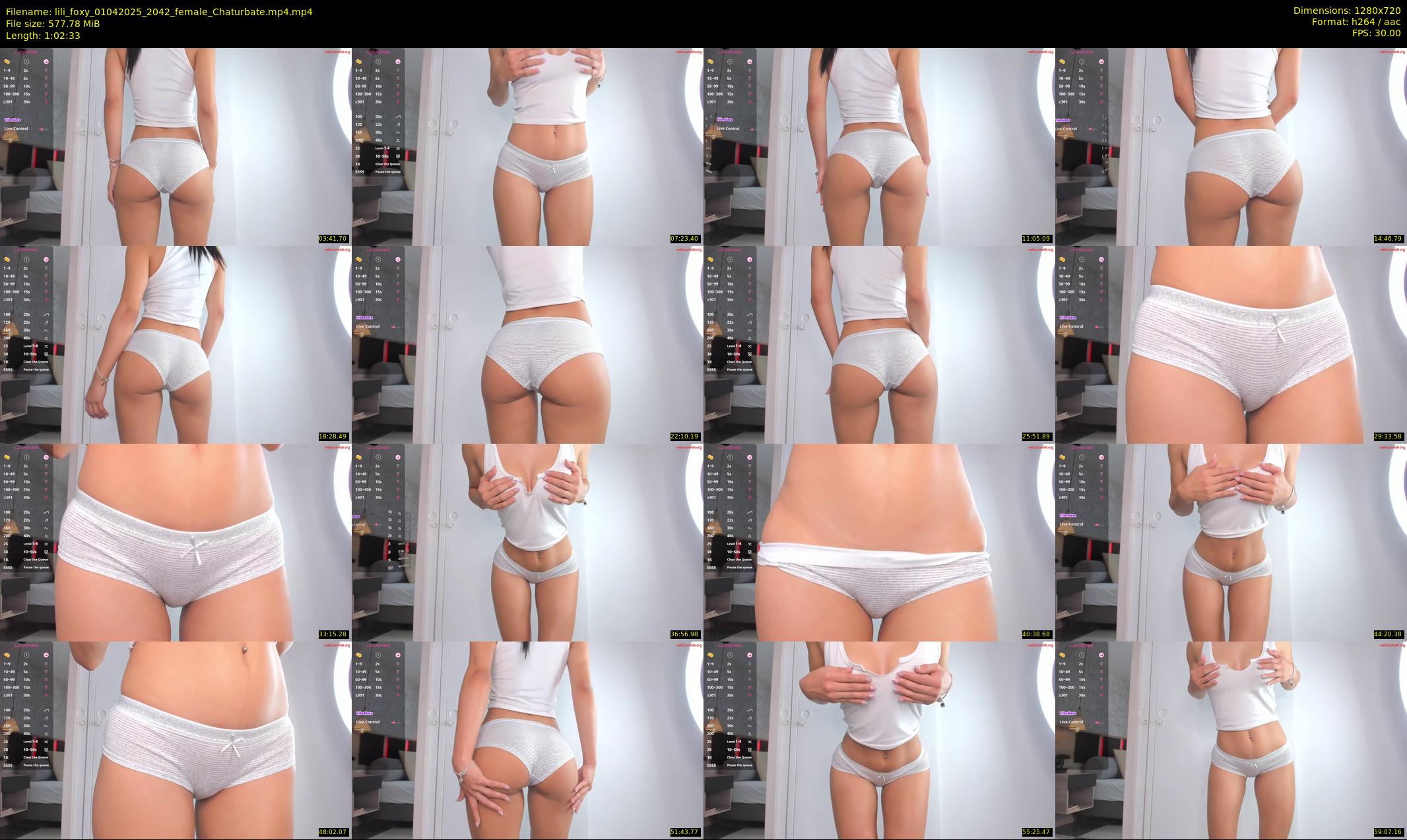 lili_foxy — 63 minute Chaturbate female cam show recording, 720p, Apr 1, 2025