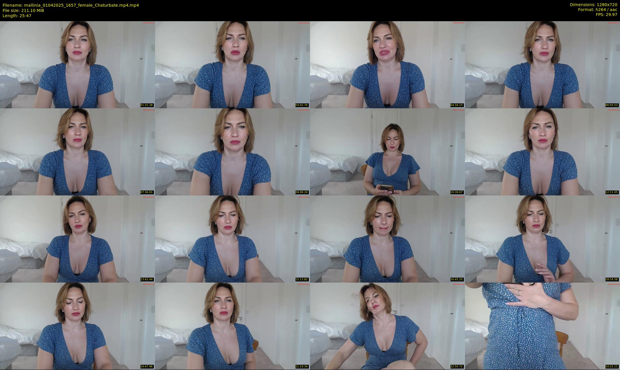 mallinia — 26 minute Chaturbate female cam show recording, 720p, Apr 1, 2025