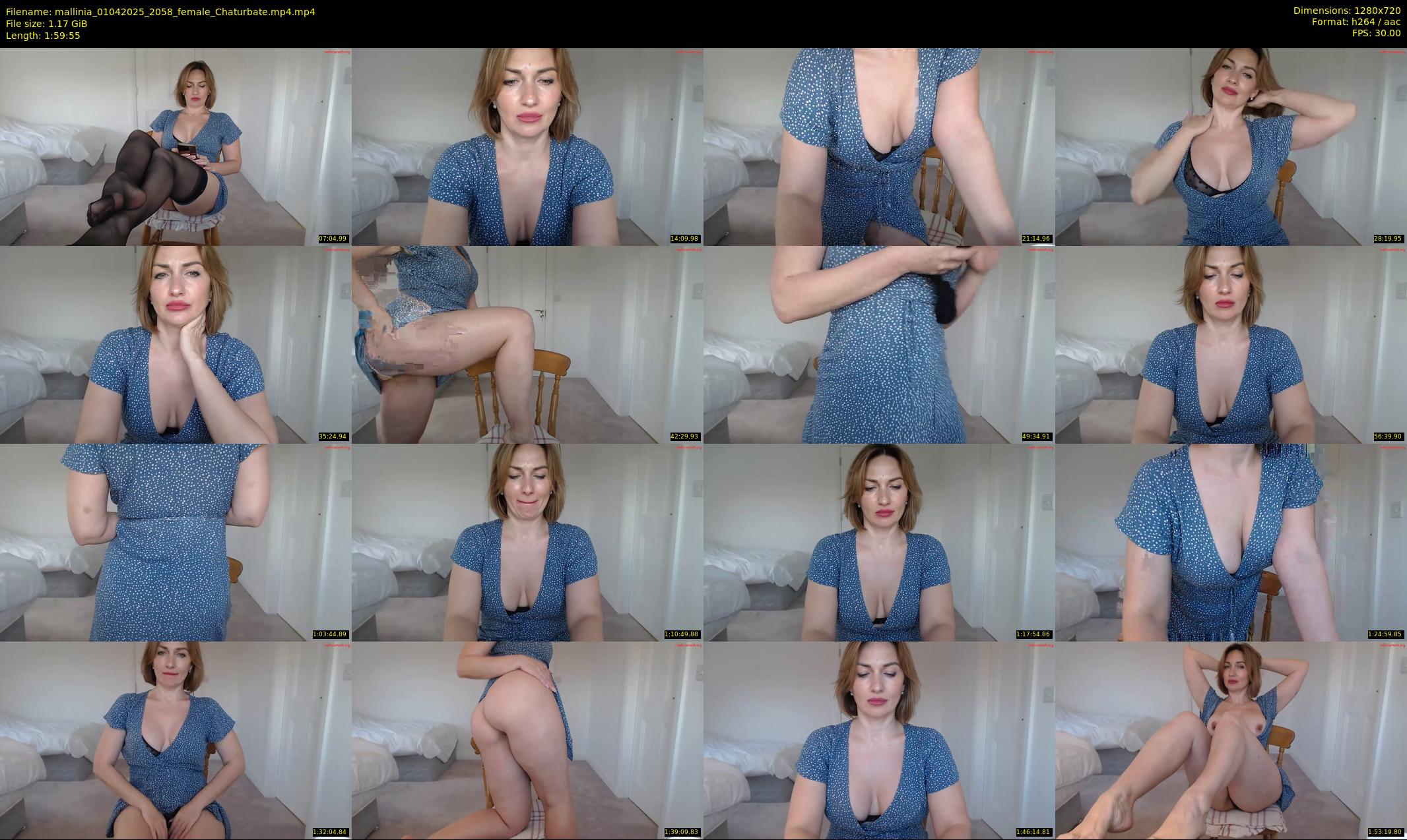 mallinia — 120 minute Chaturbate female cam show recording, 720p, Apr 1, 2025