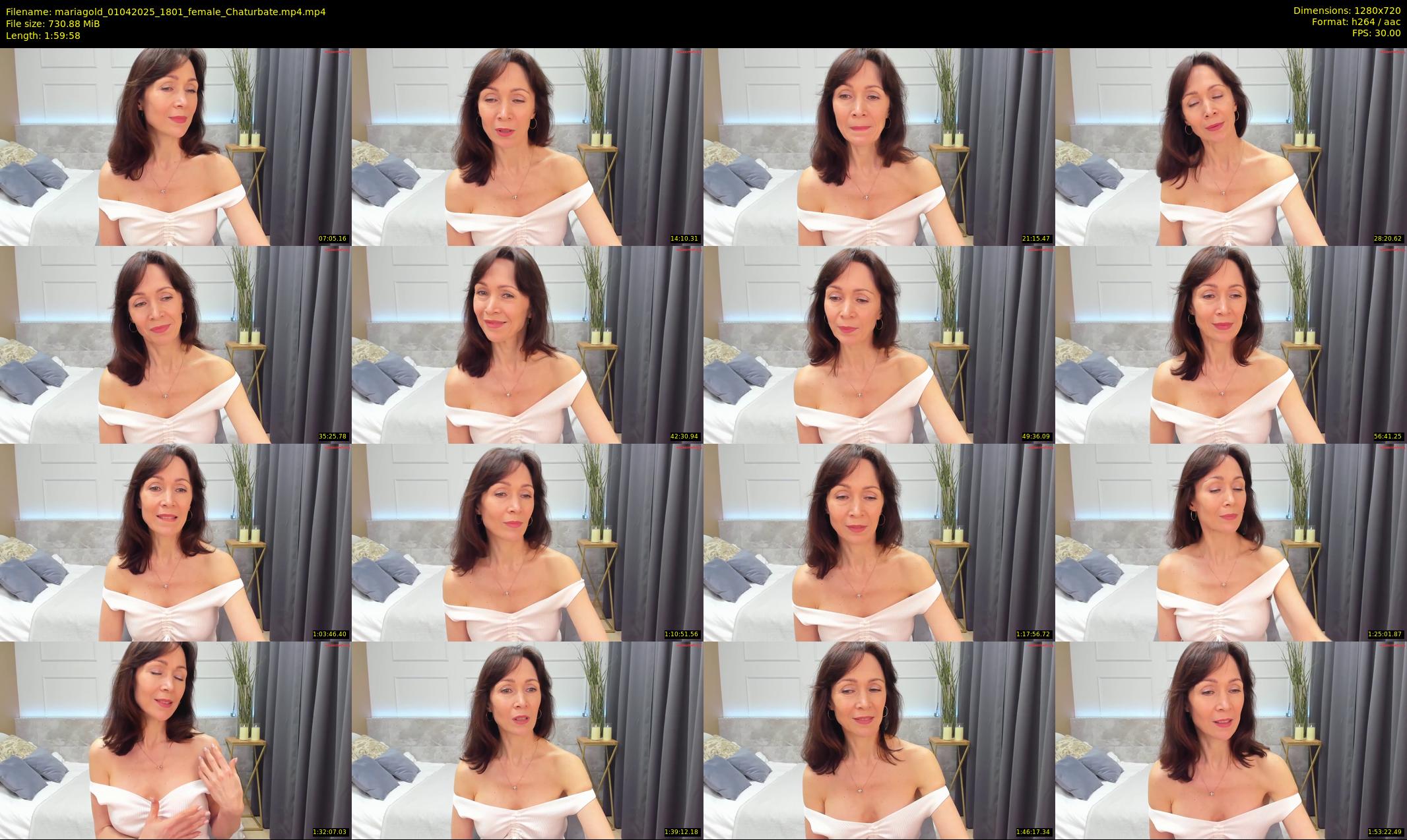 mariagold — 120 minute Chaturbate female cam show recording, 720p, Apr 1, 2025