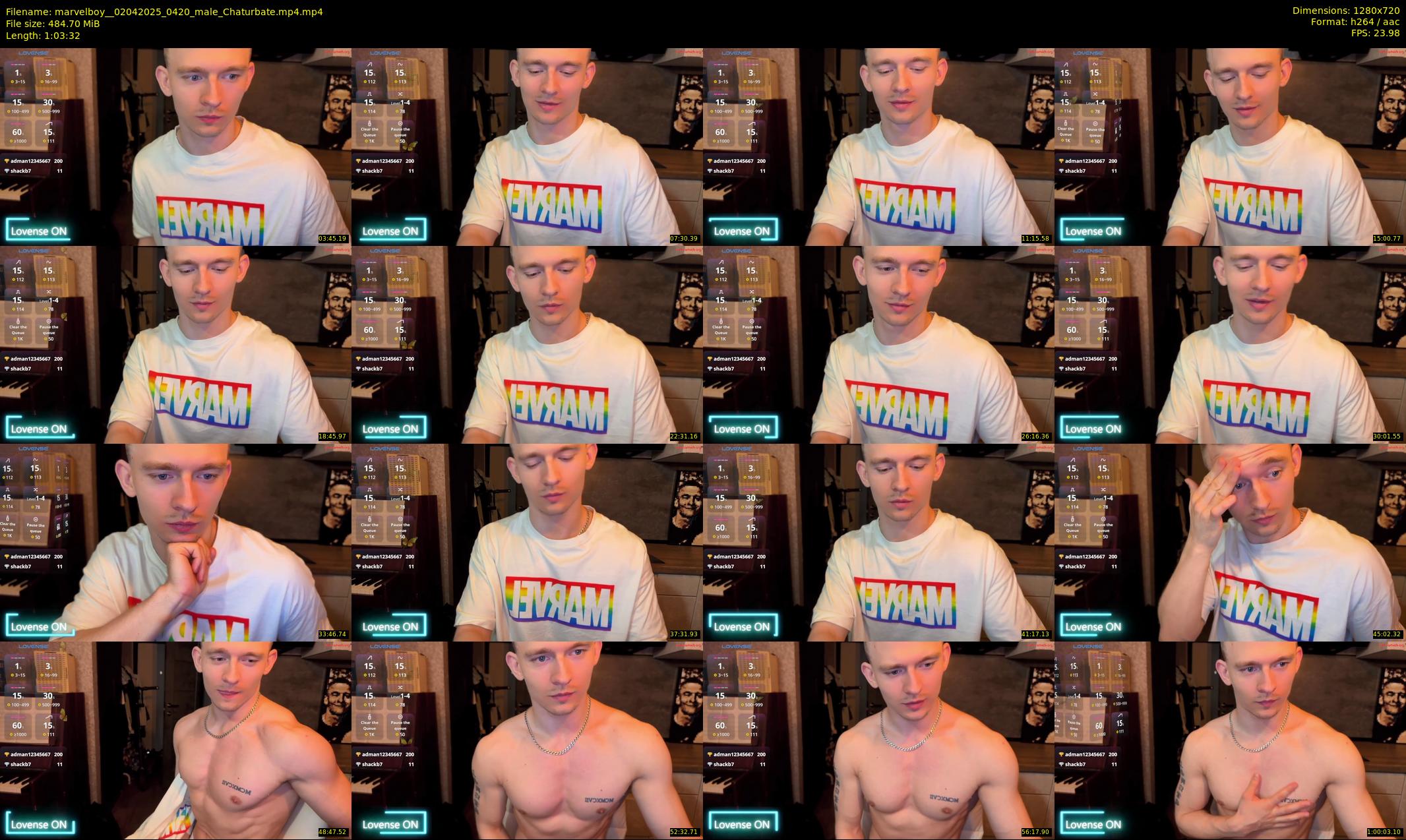 marvelboy_ — 64 minute Chaturbate male cam show recording, 720p, Apr 2, 2025