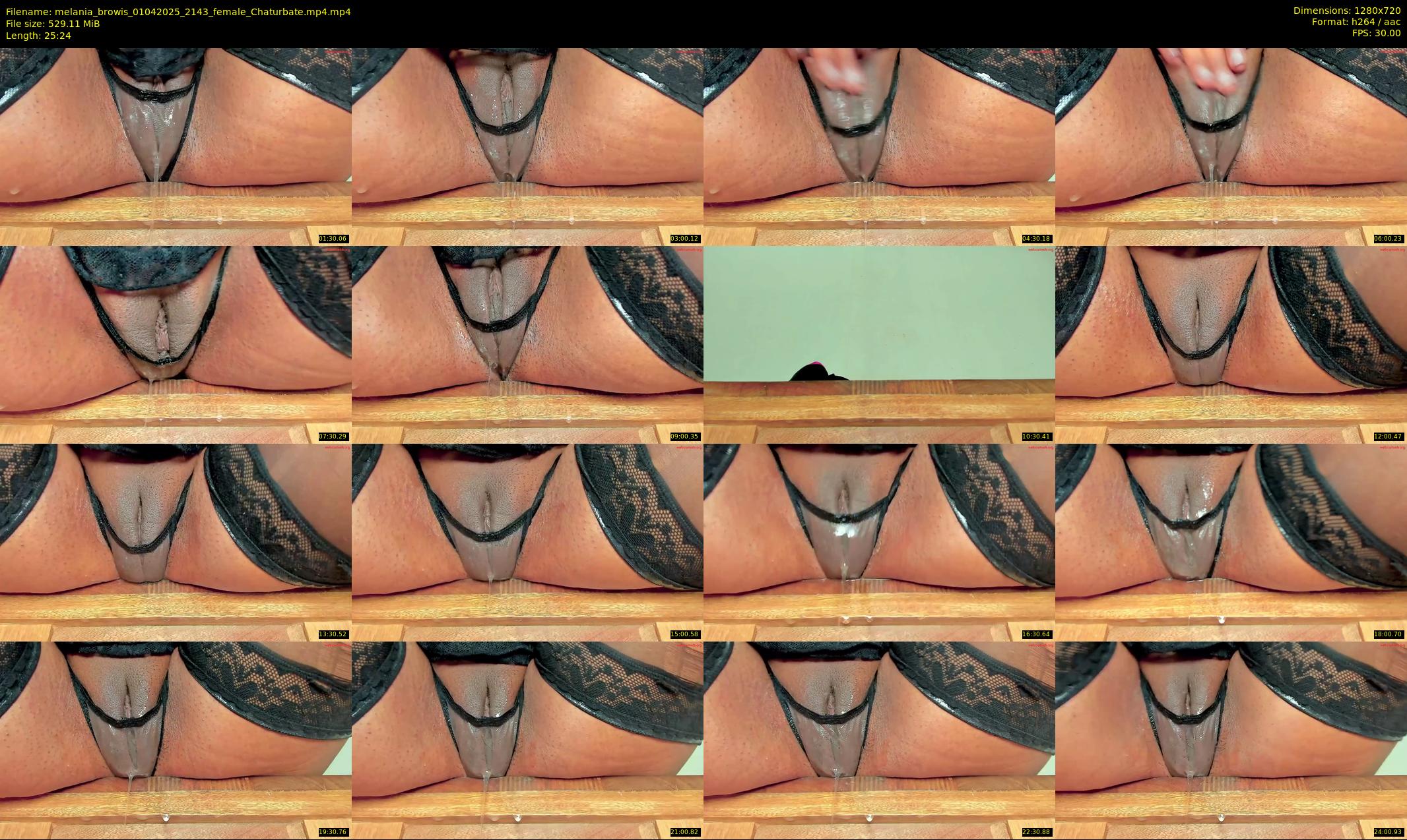 melania_browis — 26 minute Chaturbate female cam show recording, 720p, Apr 1, 2025