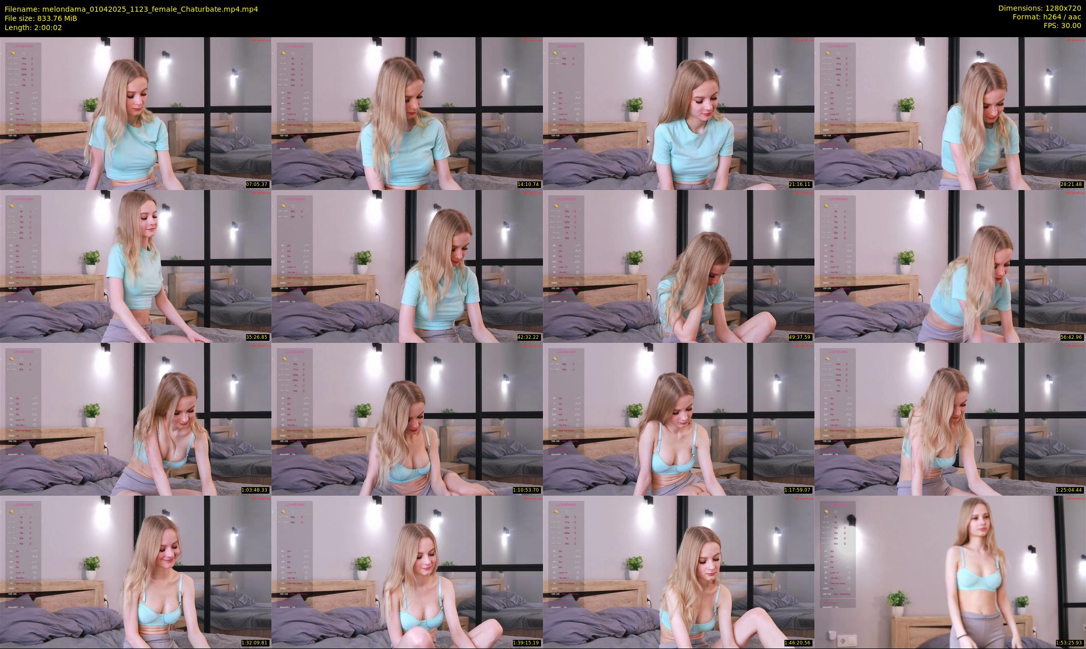 melondama — 121 minute Chaturbate female cam show recording, 720p, Apr 1, 2025