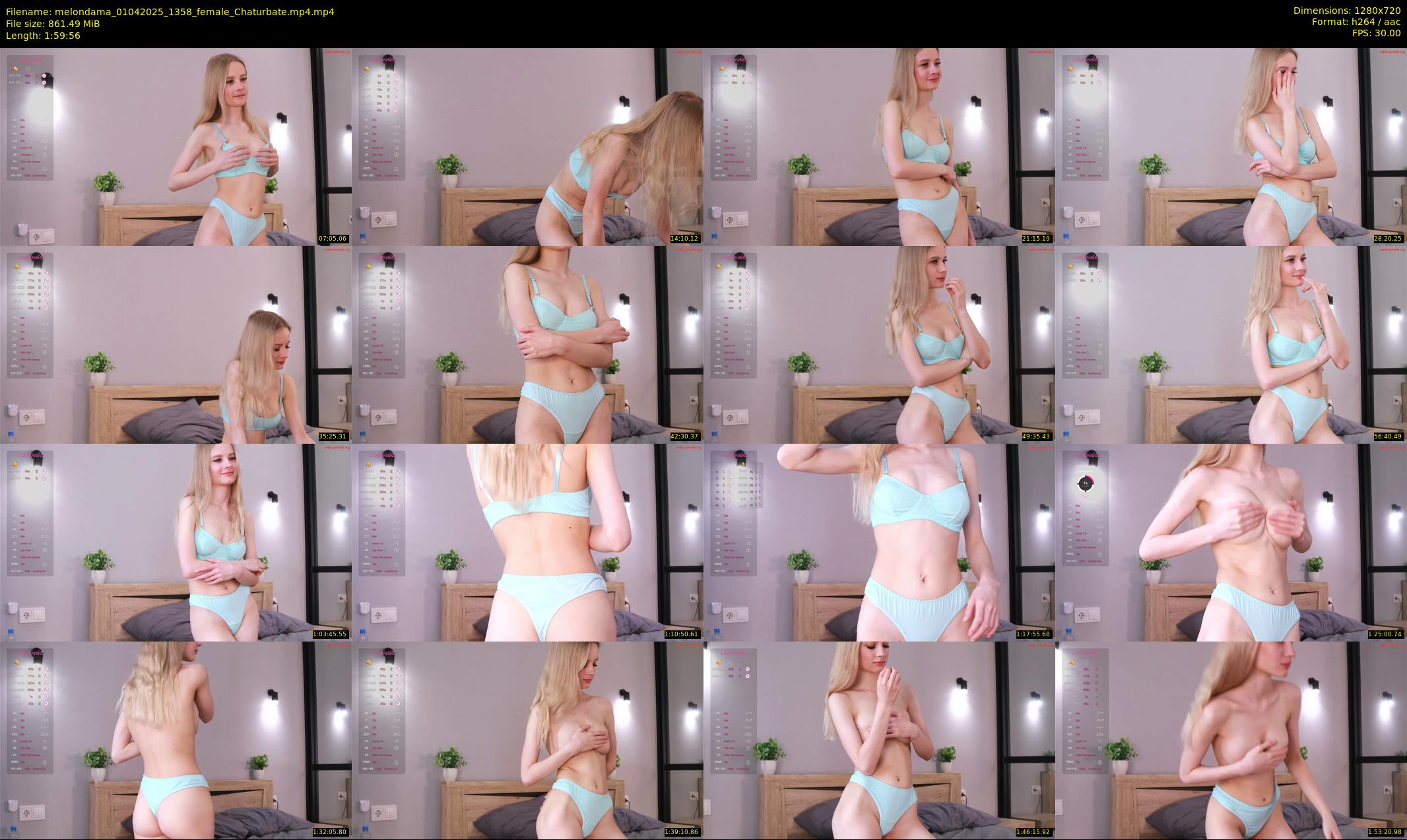 melondama — 120 minute Chaturbate female cam show recording, 720p, Apr 1, 2025