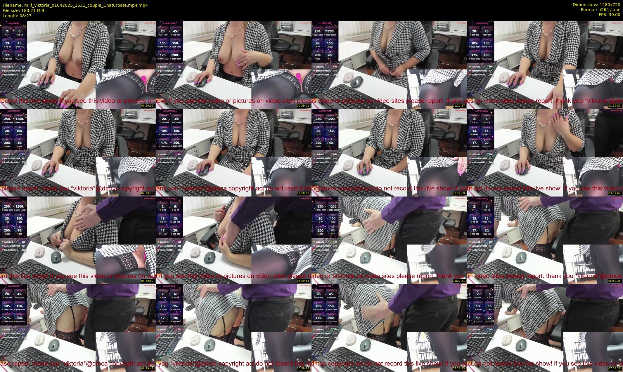 milf_viktoria — 9 minute Chaturbate female cam show recording, 720p, Apr 1, 2025
