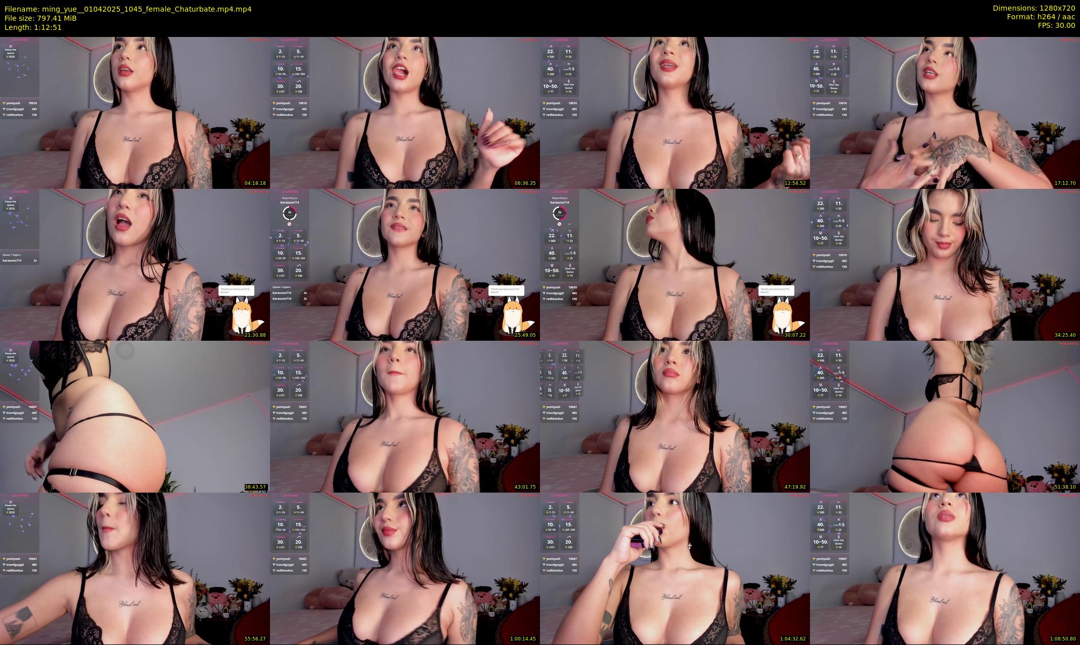 ming_yue_ — 73 minute Chaturbate female cam show recording, 720p, Apr 1, 2025