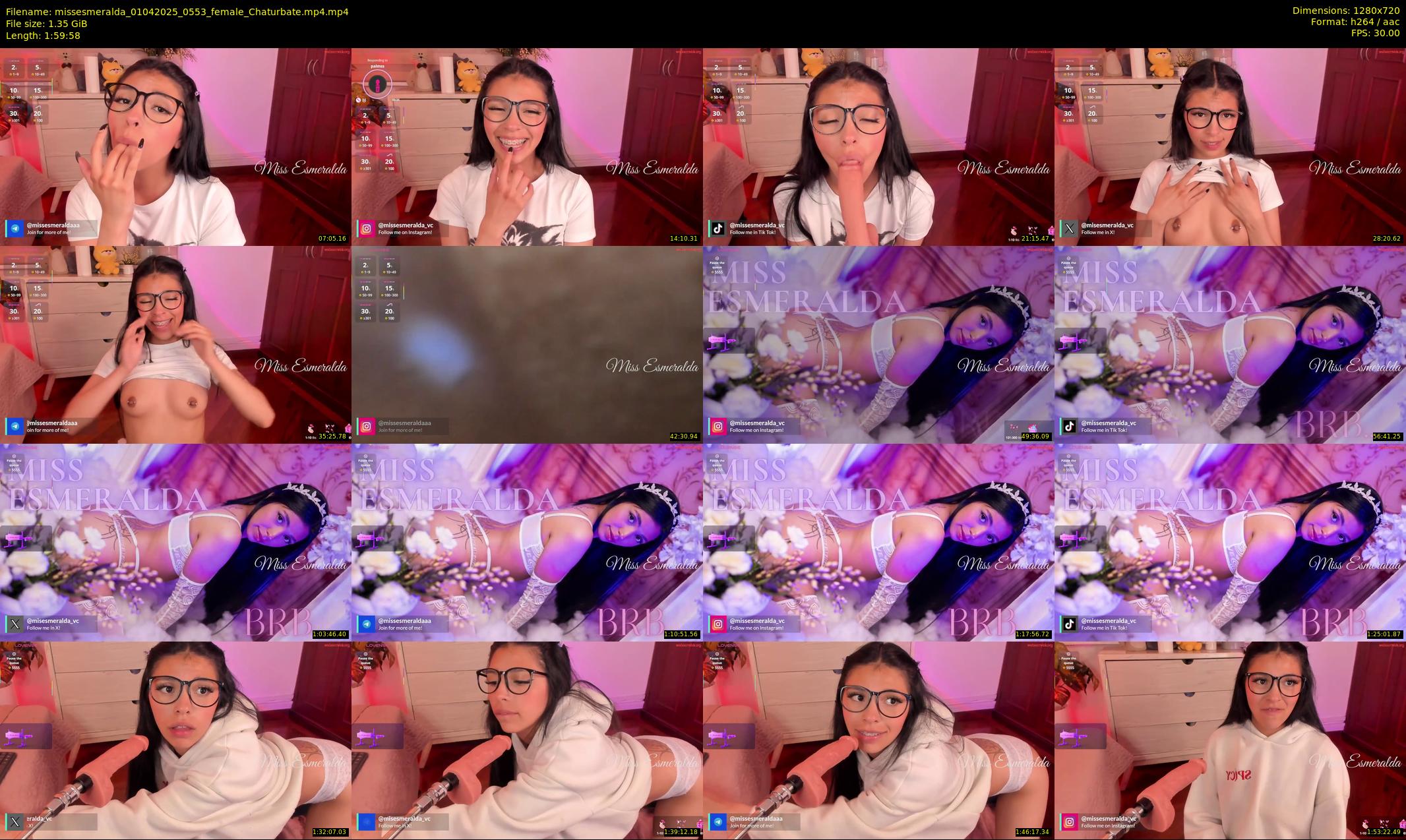 missesmeralda — 120 minute Chaturbate female cam show recording, 720p, Apr 1, 2025