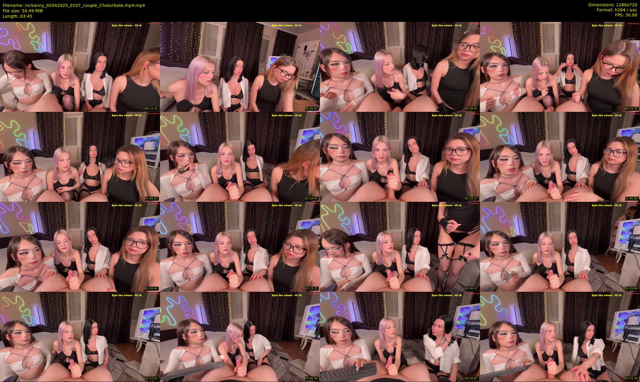 nickanny — 4 minute Chaturbate couple cam show recording, 720p, Apr 2, 2025