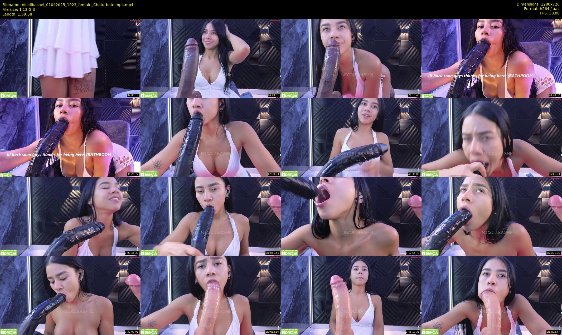 nicollbashel — 120 minute Chaturbate female cam show recording, 720p, Apr 1, 2025