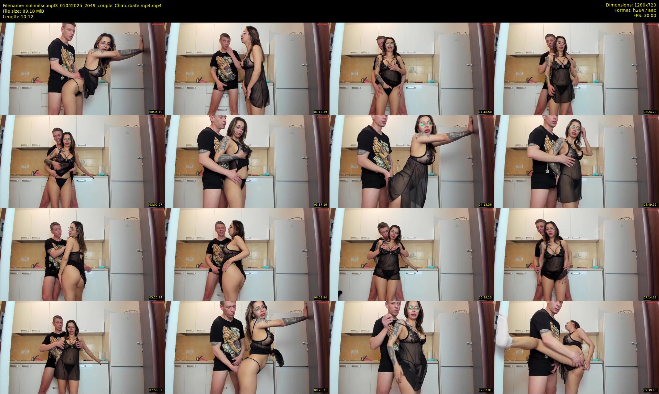nolimitscoupl3 — 11 minute Chaturbate couple cam show recording, 720p, Apr 1, 2025