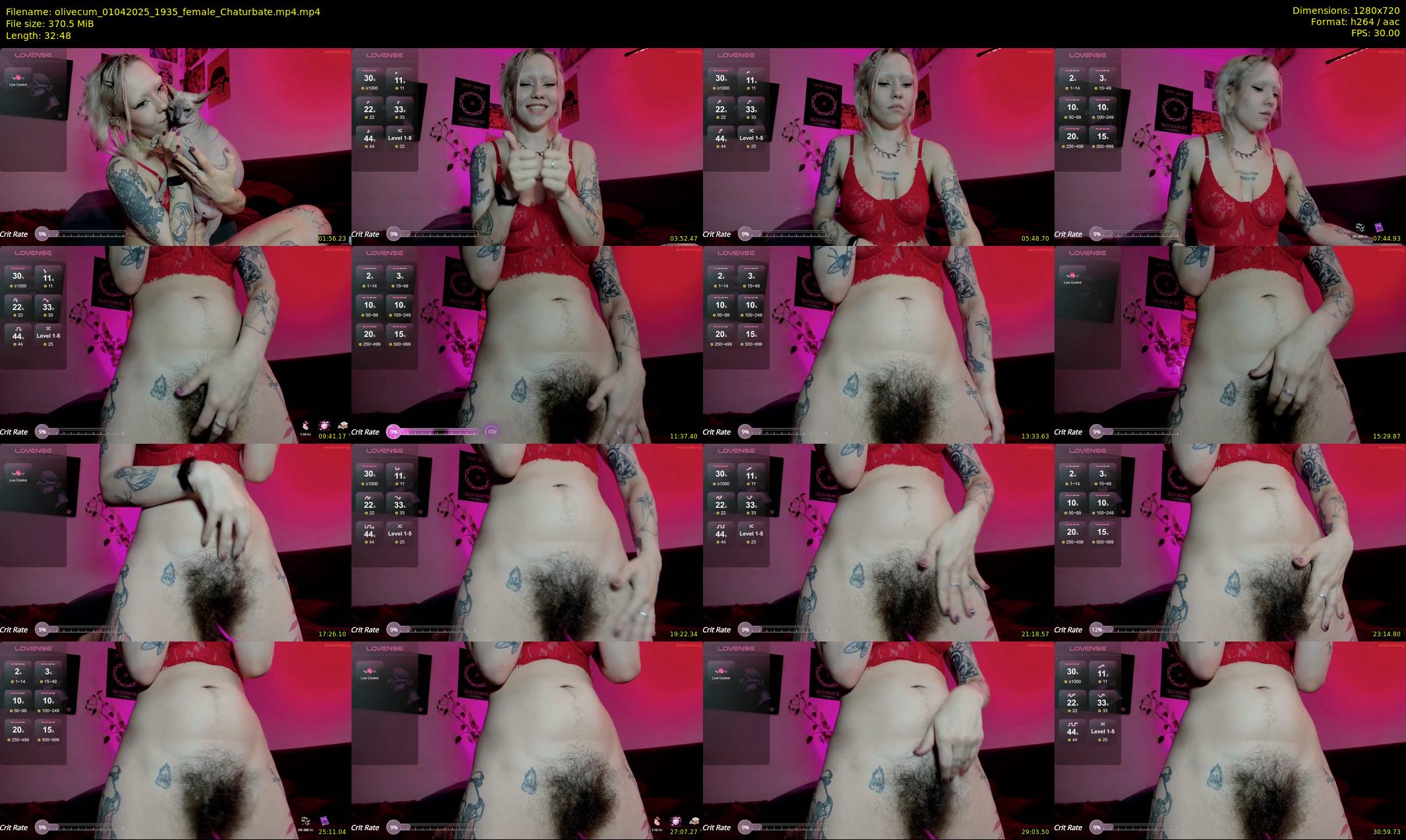 olivecum — 33 minute Chaturbate female cam show recording, 720p, Apr 1, 2025