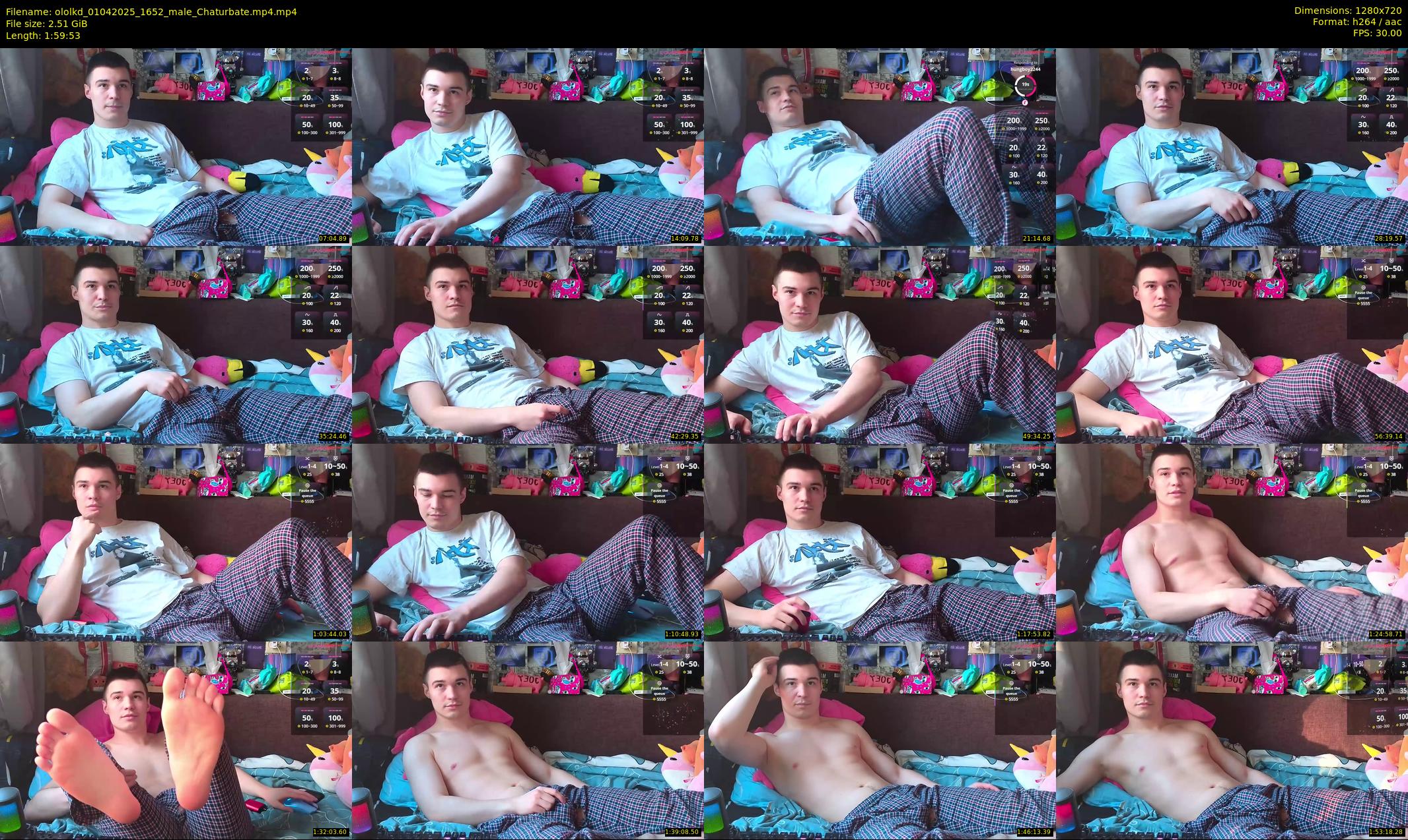 ololkd — 120 minute Chaturbate male cam show recording, 720p, Apr 1, 2025