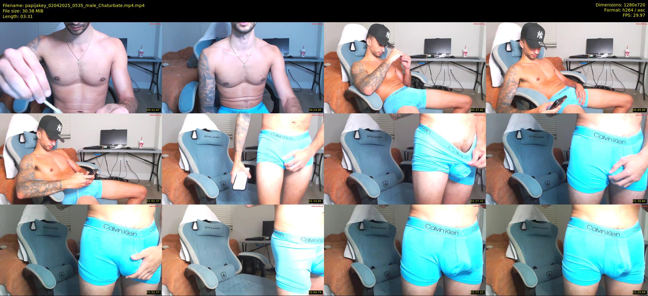 papijakey — 4 minute Chaturbate male cam show recording, 720p, Apr 2, 2025
