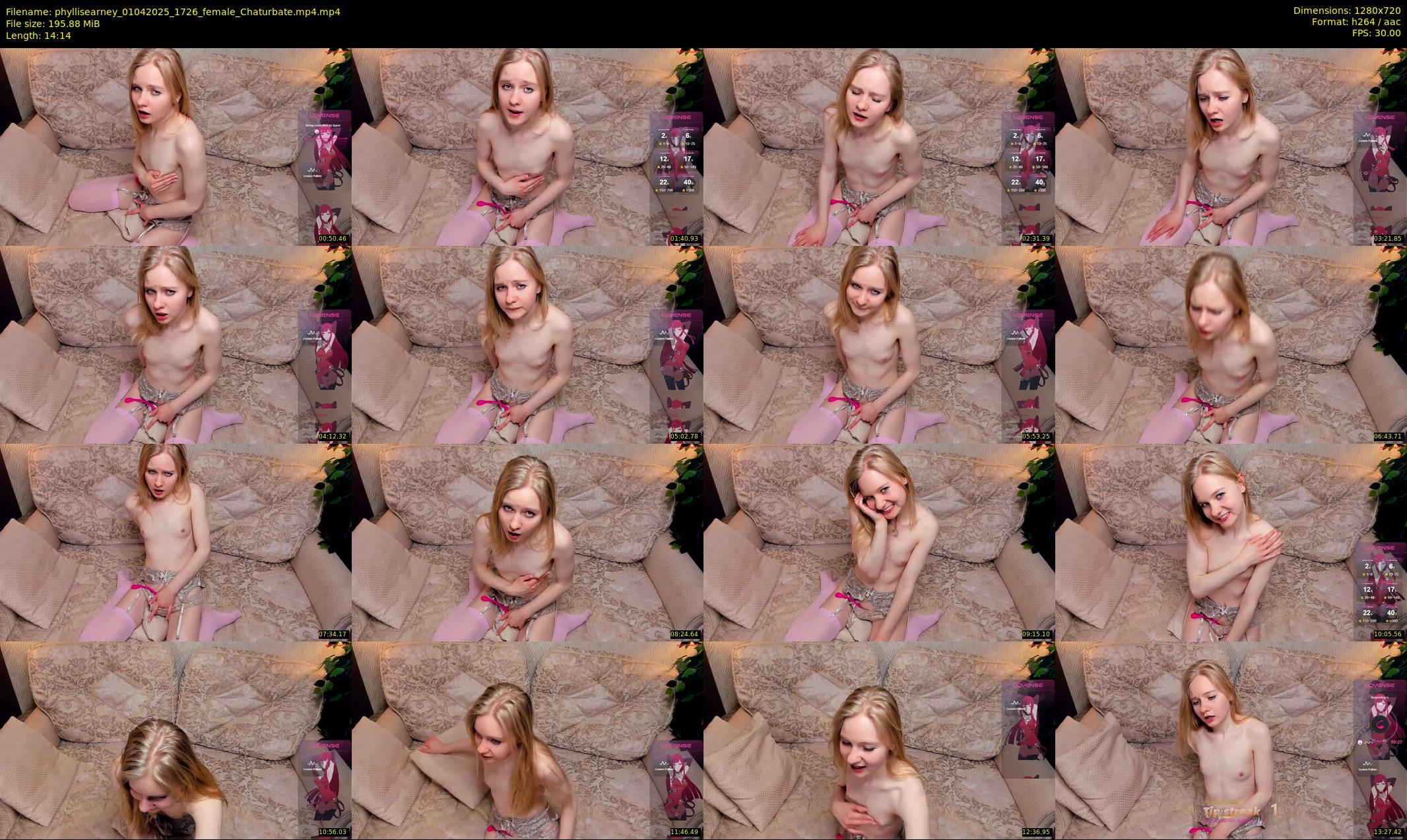 phyllisearney — 15 minute Chaturbate female cam show recording, 720p, Apr 1, 2025