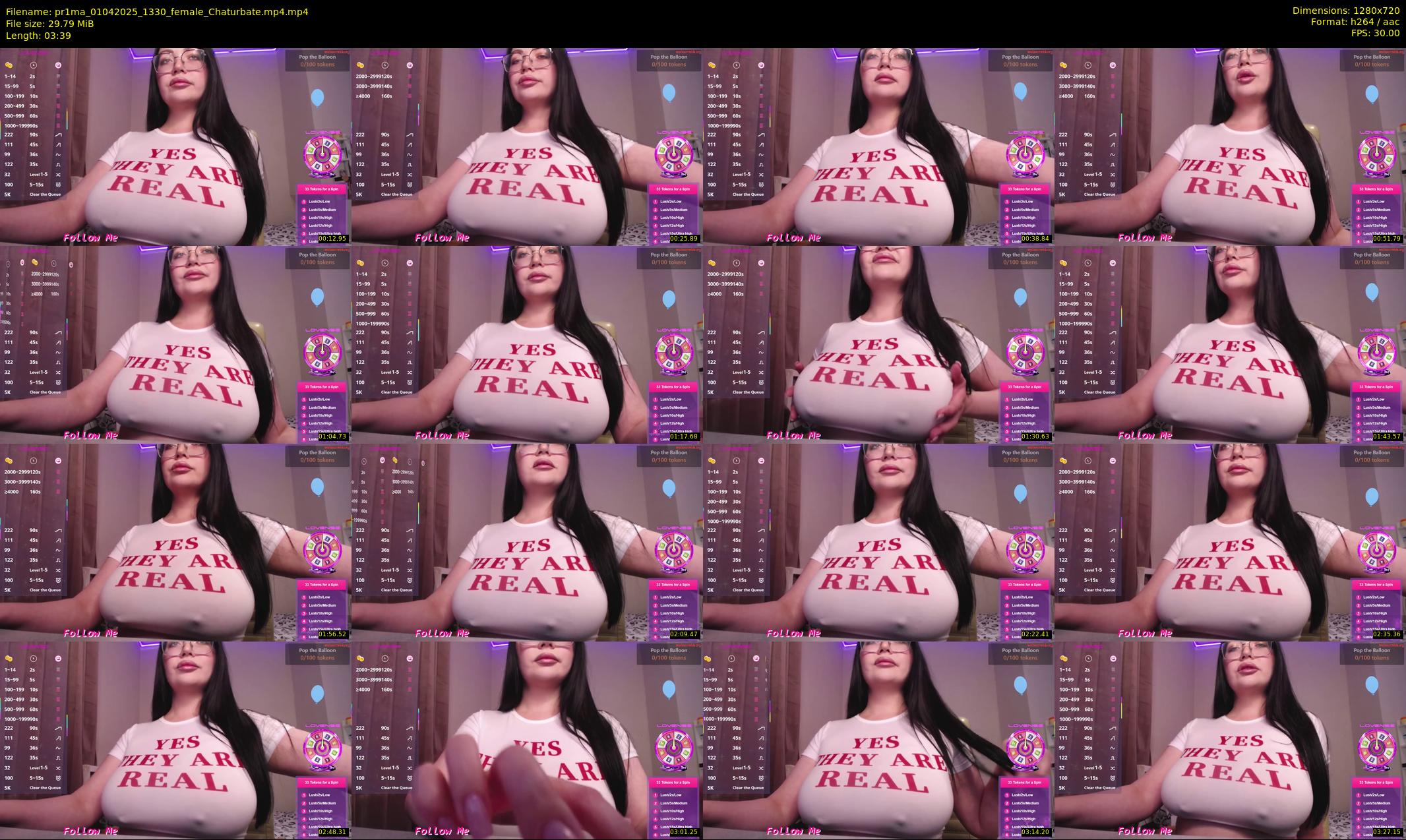 pr1ma — 4 minute Chaturbate female cam show recording, 720p, Apr 1, 2025