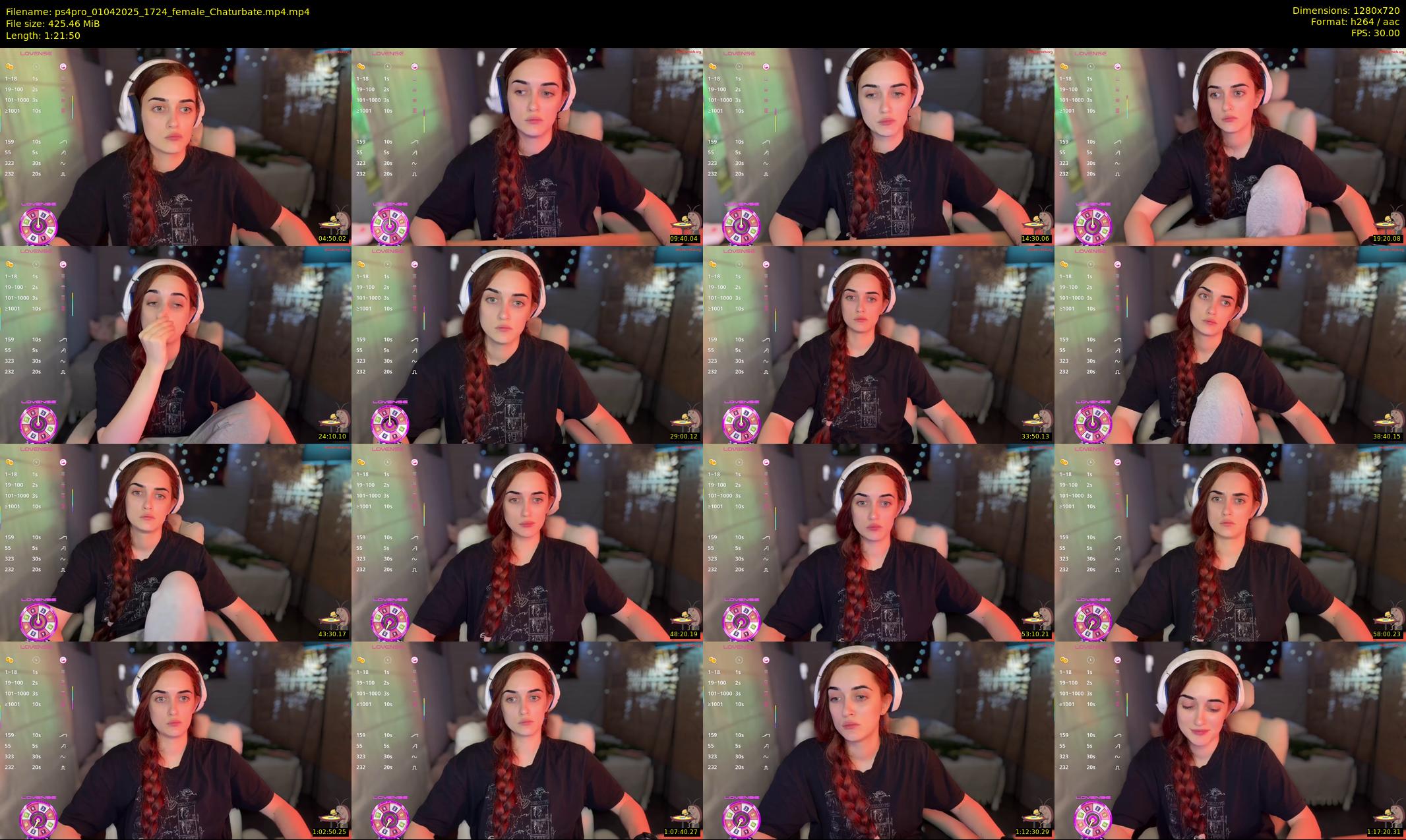 ps4pro — 82 minute Chaturbate female cam show recording, 720p, Apr 1, 2025