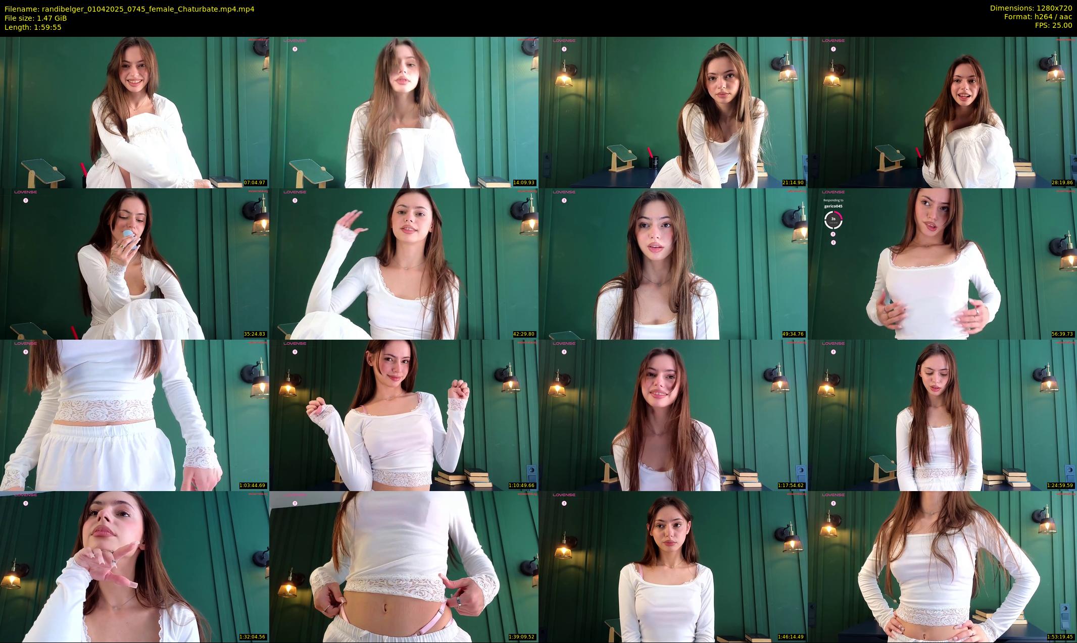 randibelger — 120 minute Chaturbate female cam show recording, 720p, Apr 1, 2025