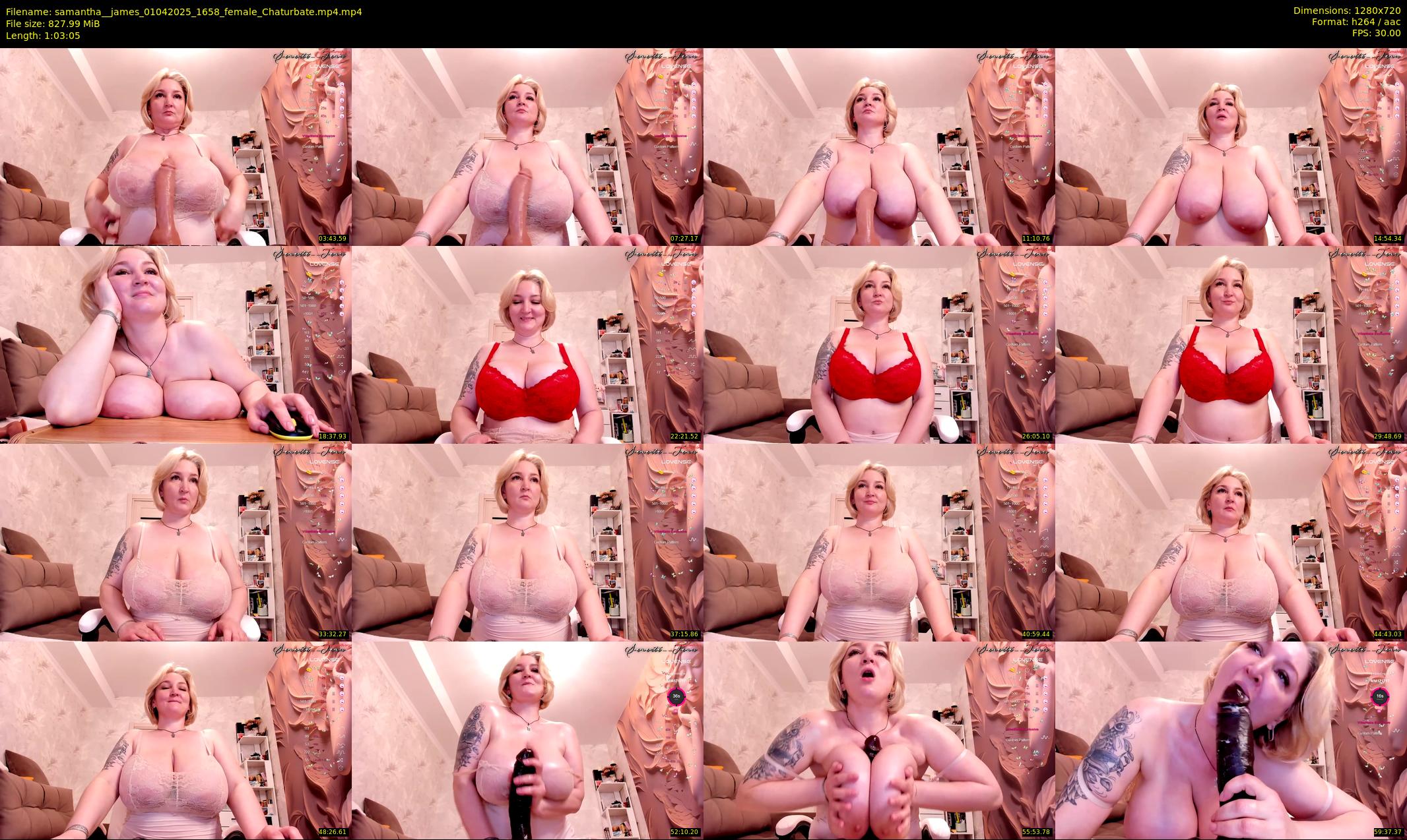 samantha__james — 64 minute Chaturbate female cam show recording, 720p, Apr 1, 2025