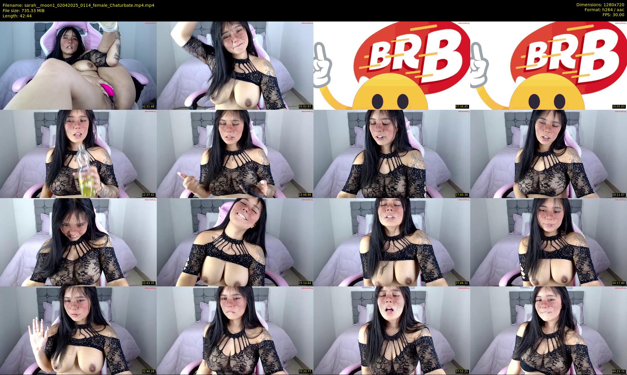 sarah__moon1 — 43 minute Chaturbate female cam show recording, 720p, Apr 2, 2025